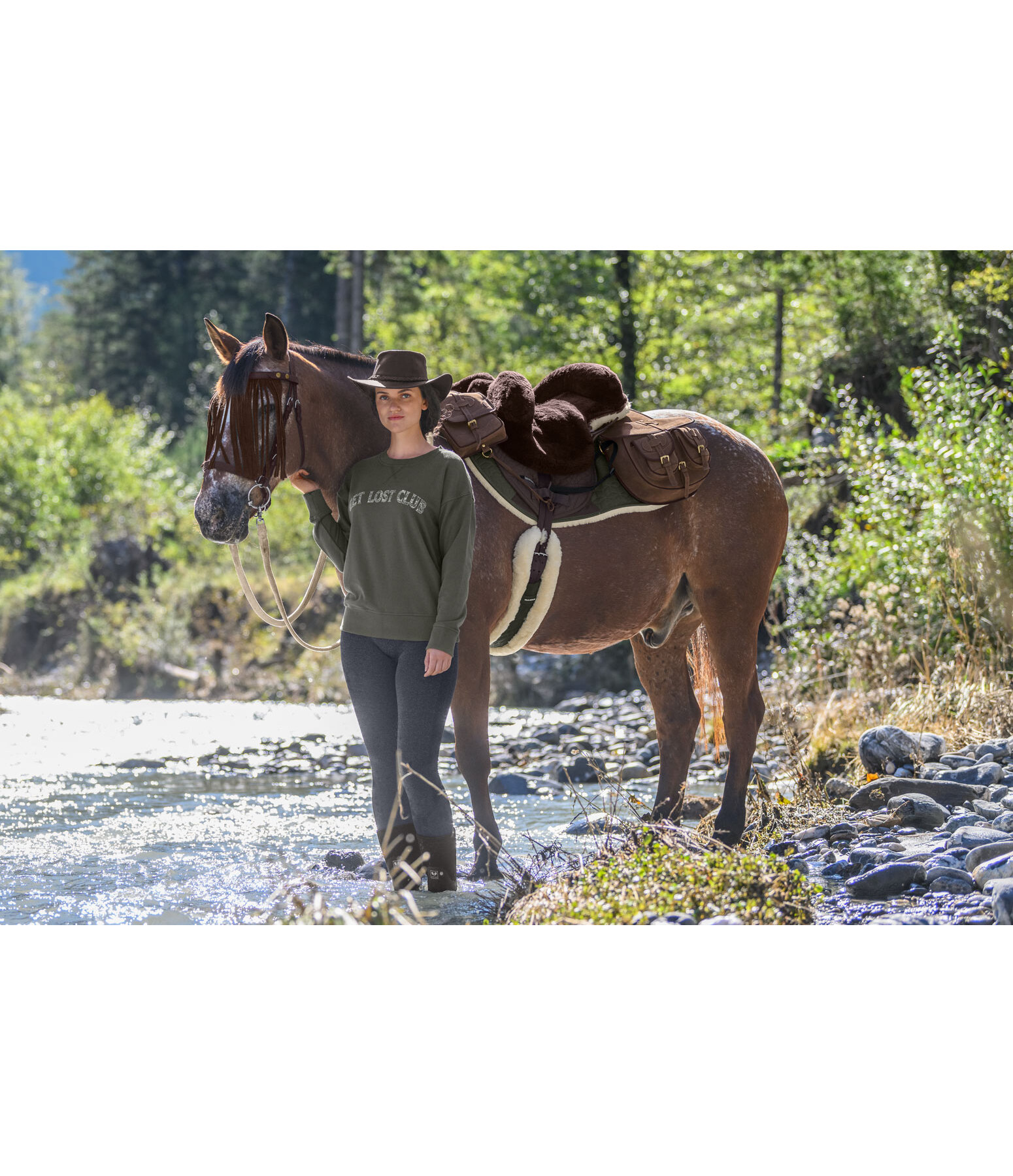 Real Leather Double Saddle Bag Atlas