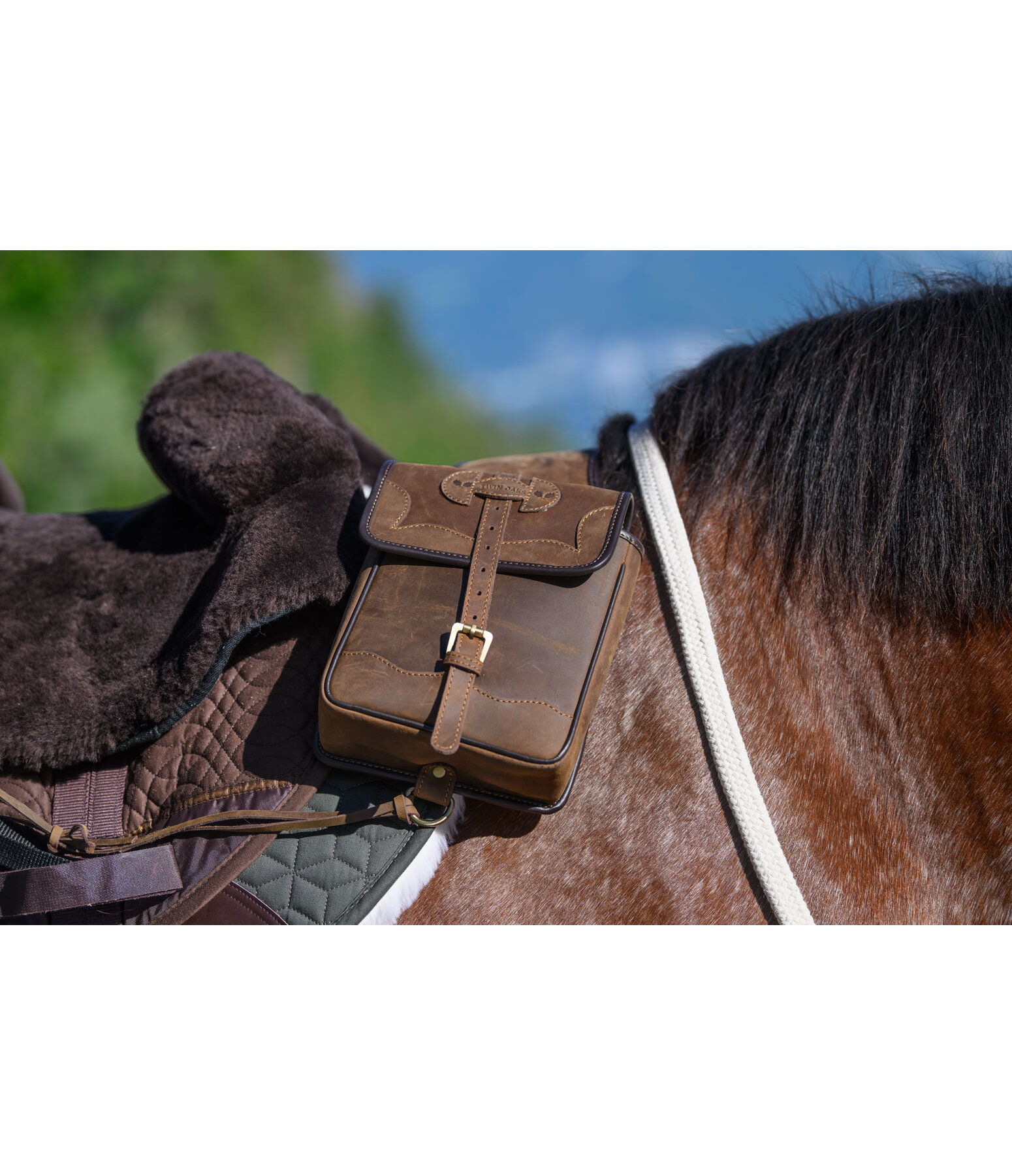 Real Leather Pommel Bag Batian