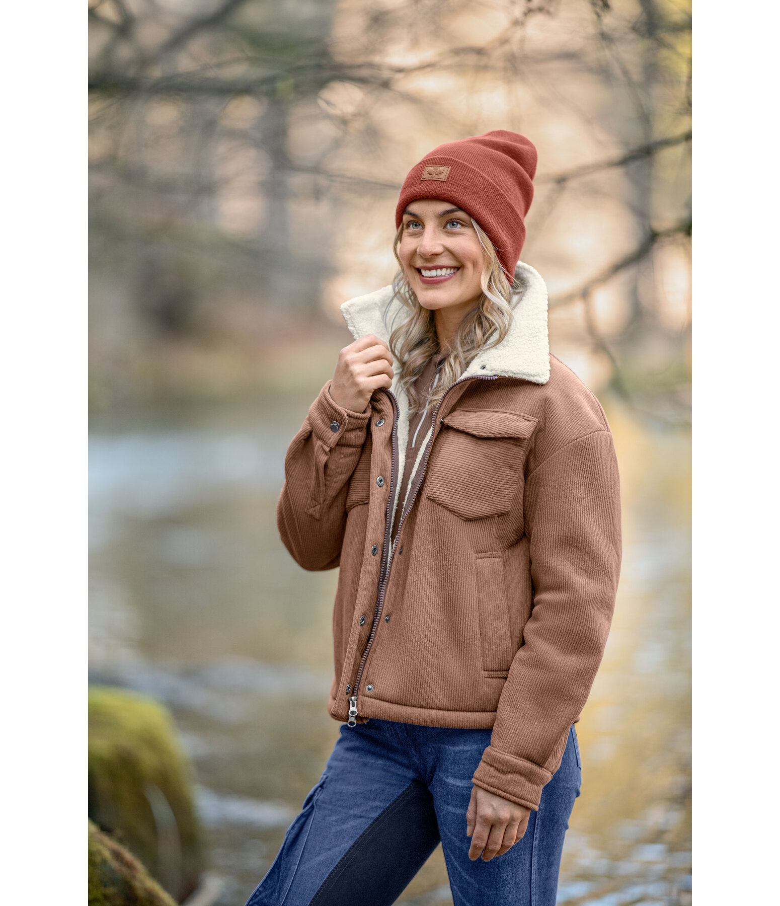Winter Corduroy Jacket Red Rocks