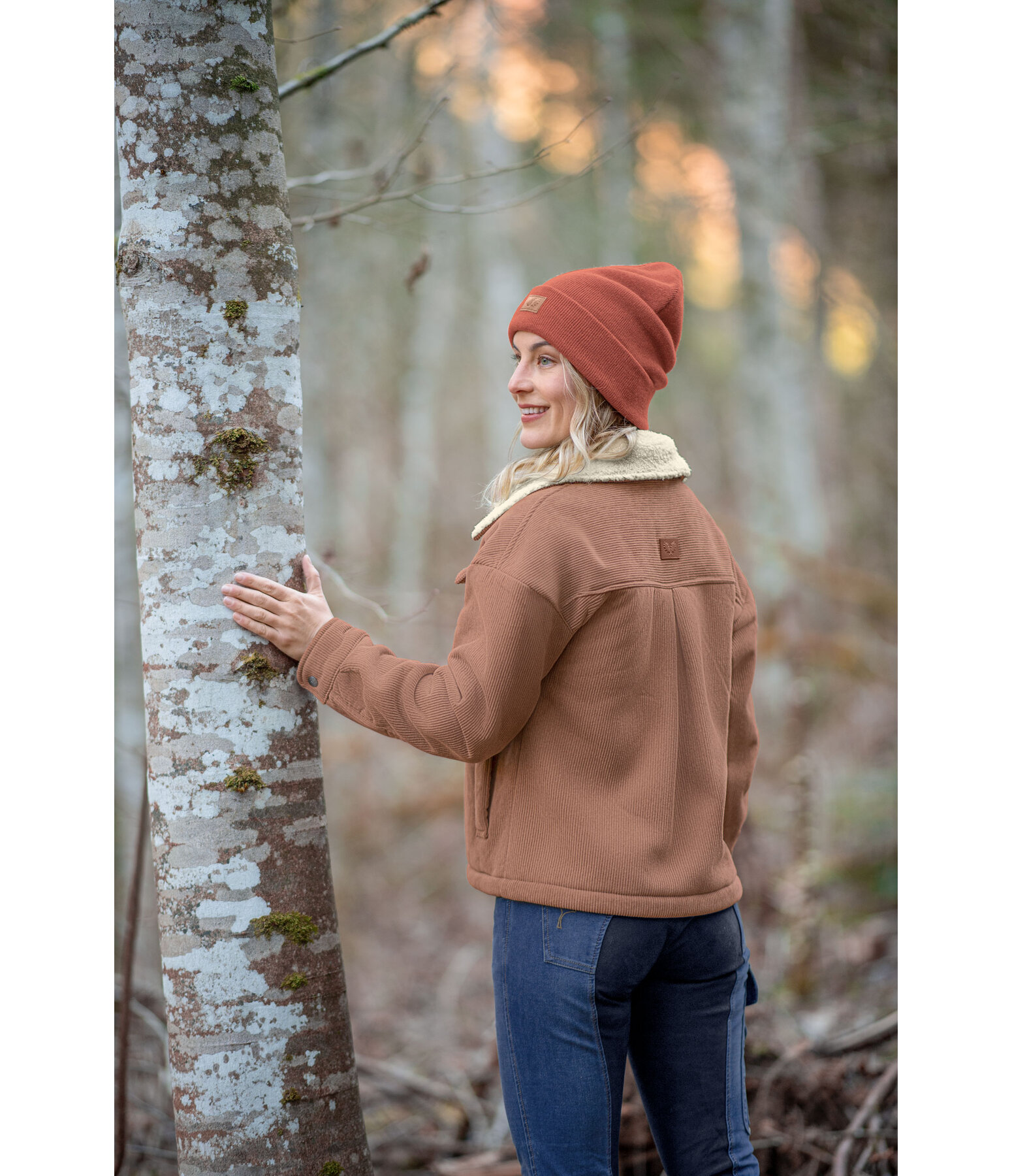 Winter Corduroy Jacket Red Rocks