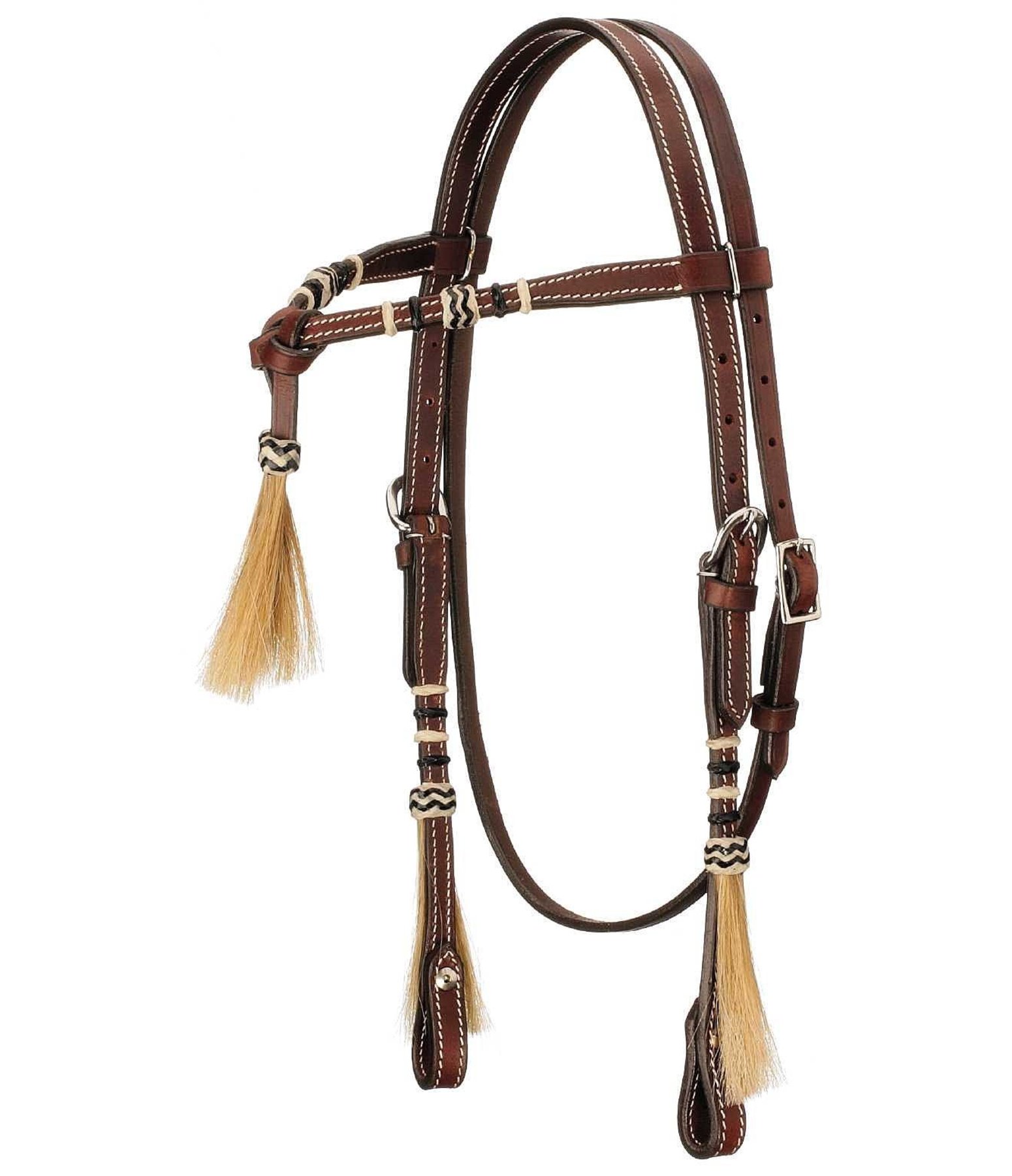 Western Headstall Iowa Headstalls with Knotted Browbands Kramer