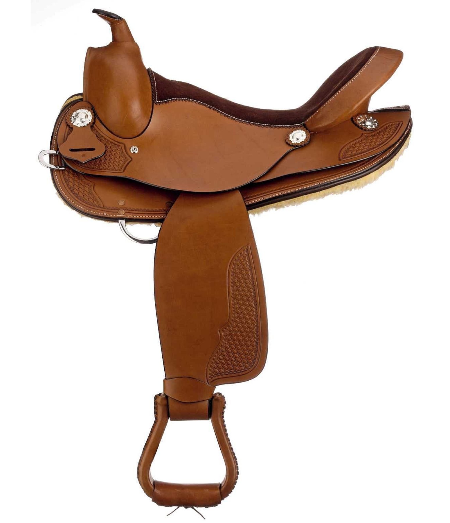 Western Saddle Platinum Line Chestnut Western Saddles Kramer Equestrian