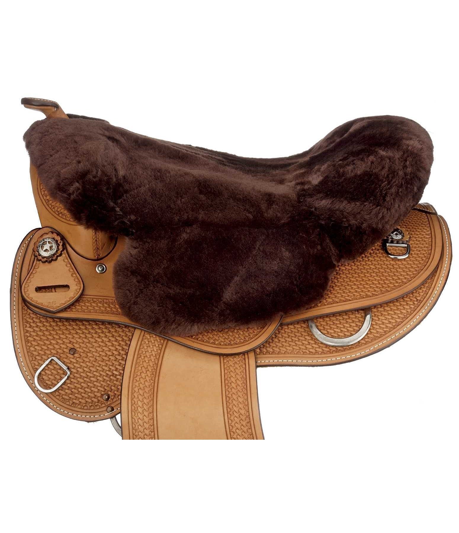 Sheepskin Seat Saver with Horn