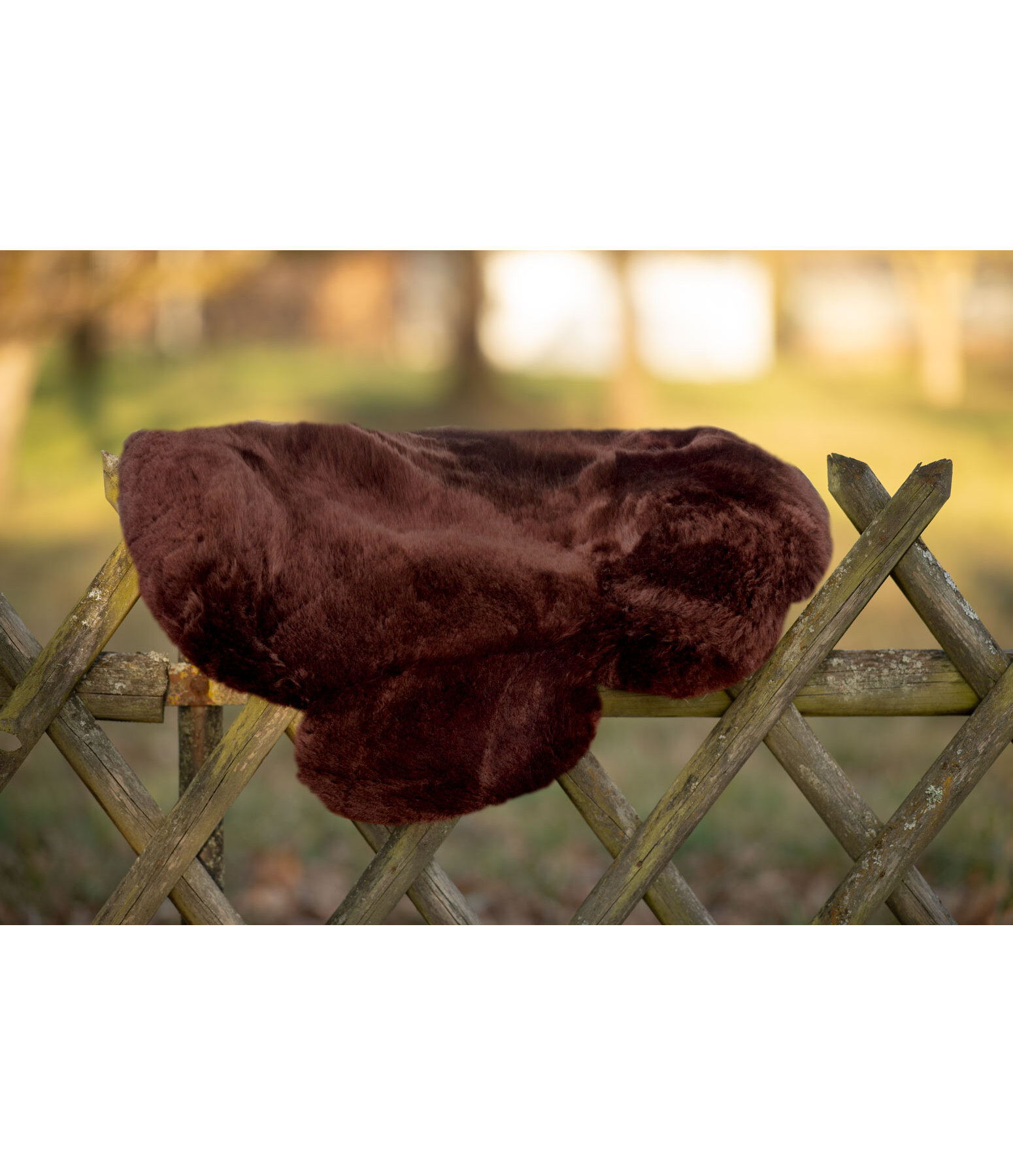 Sheepskin Seat Saver with Horn