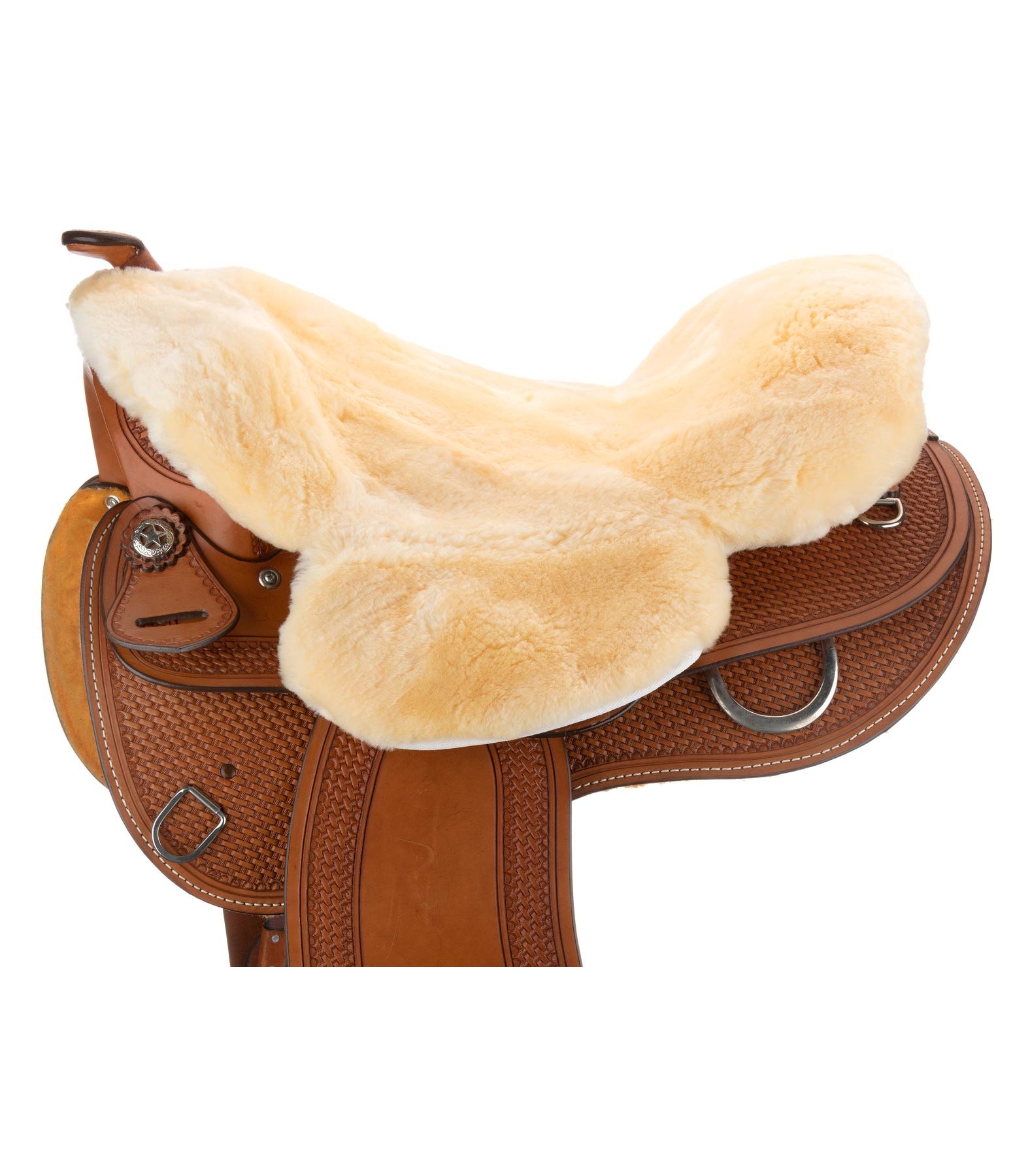 Sheepskin Seat Saver with Horn