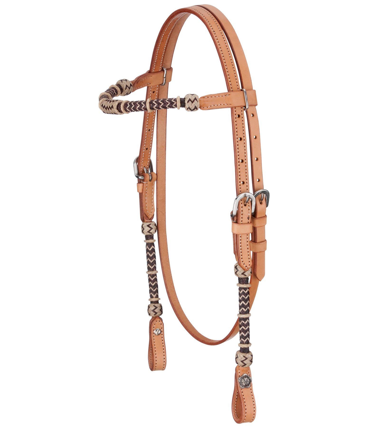 Western Headstall Pasadena Headstalls with Straight Browbands Kramer Equestrian