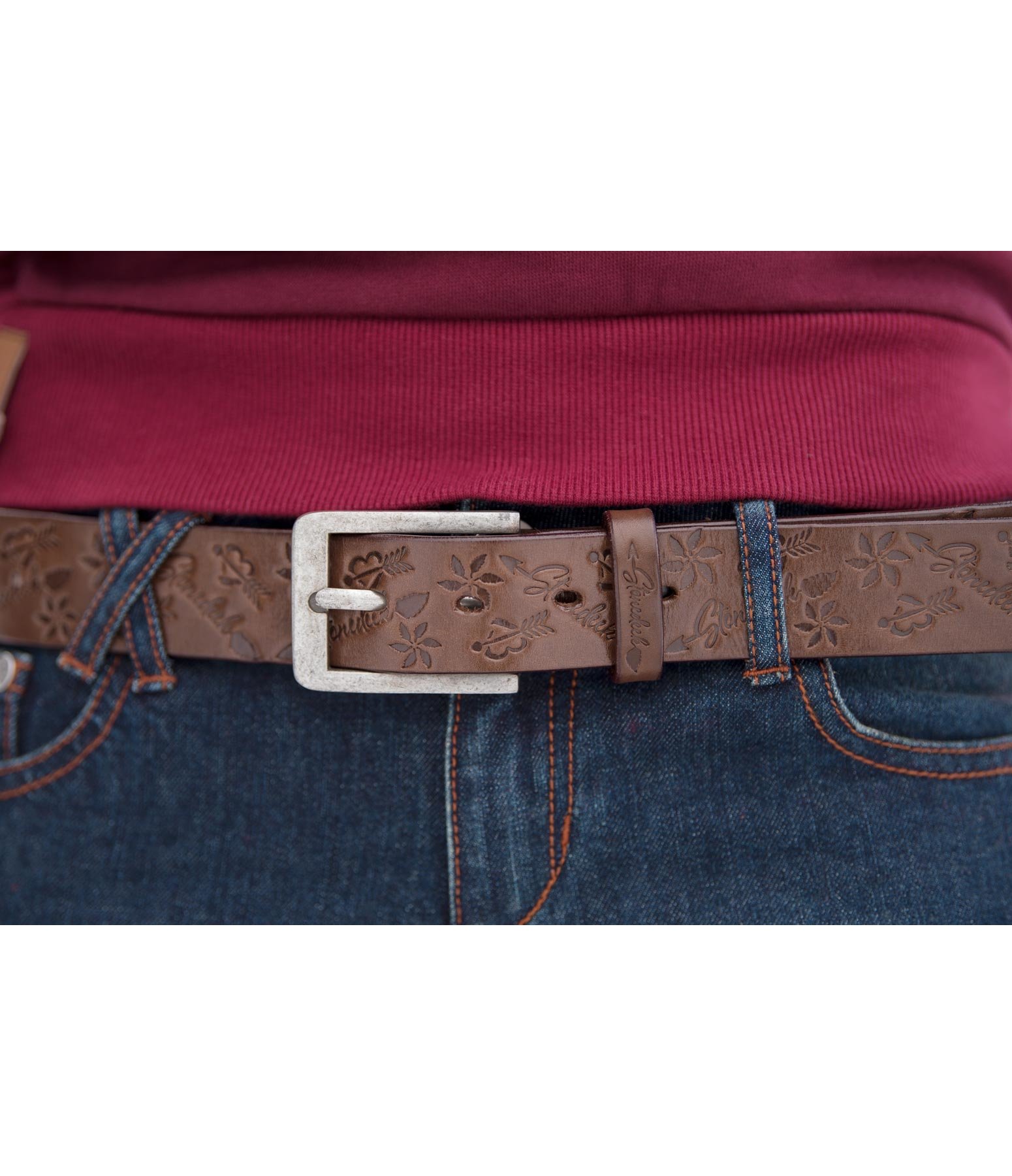 Leather Belt Arrow Belts Kramer Equestrian