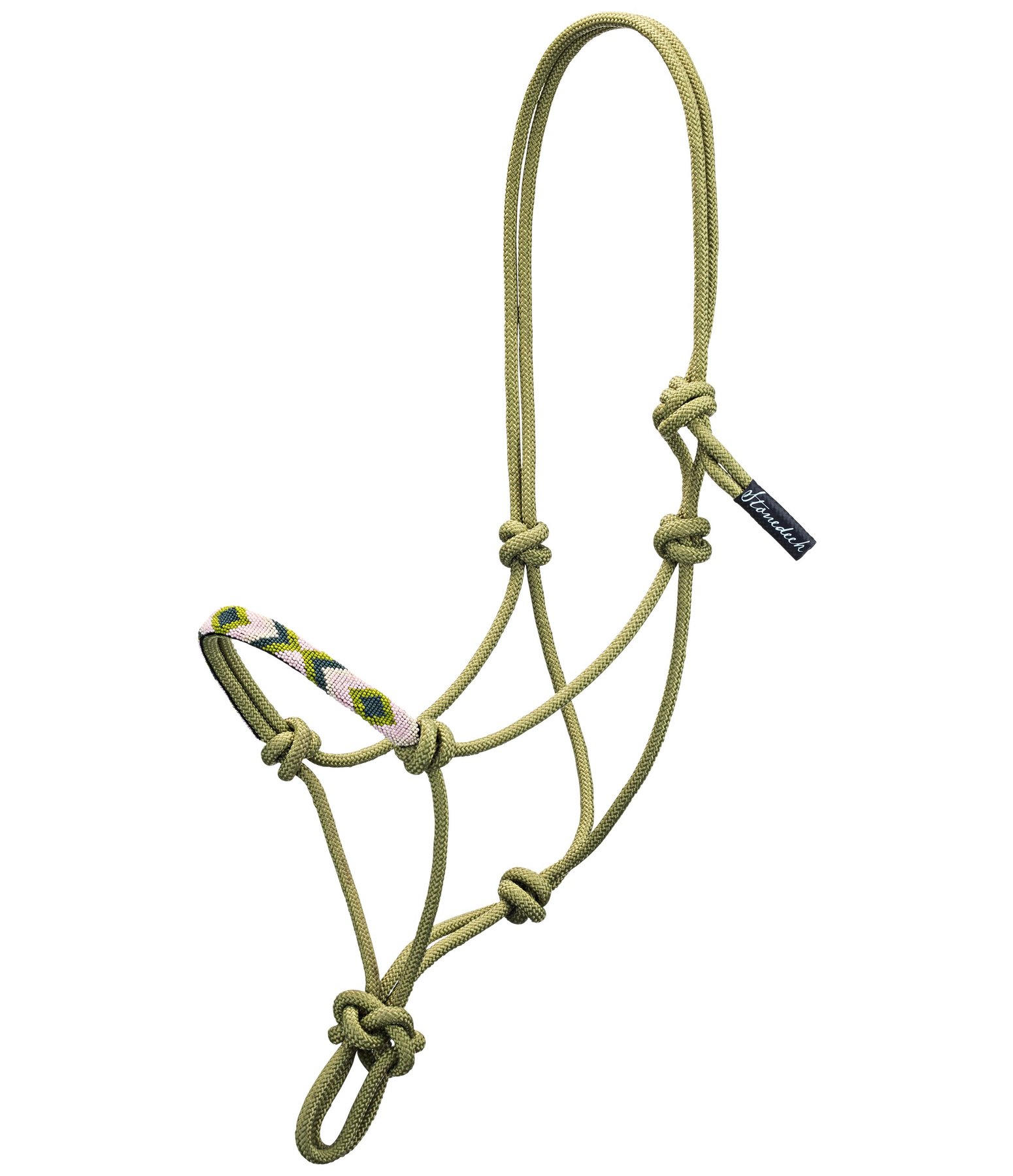 Rope Halter Beaded Lungeing & Horse Groundwork Kramer Equestrian