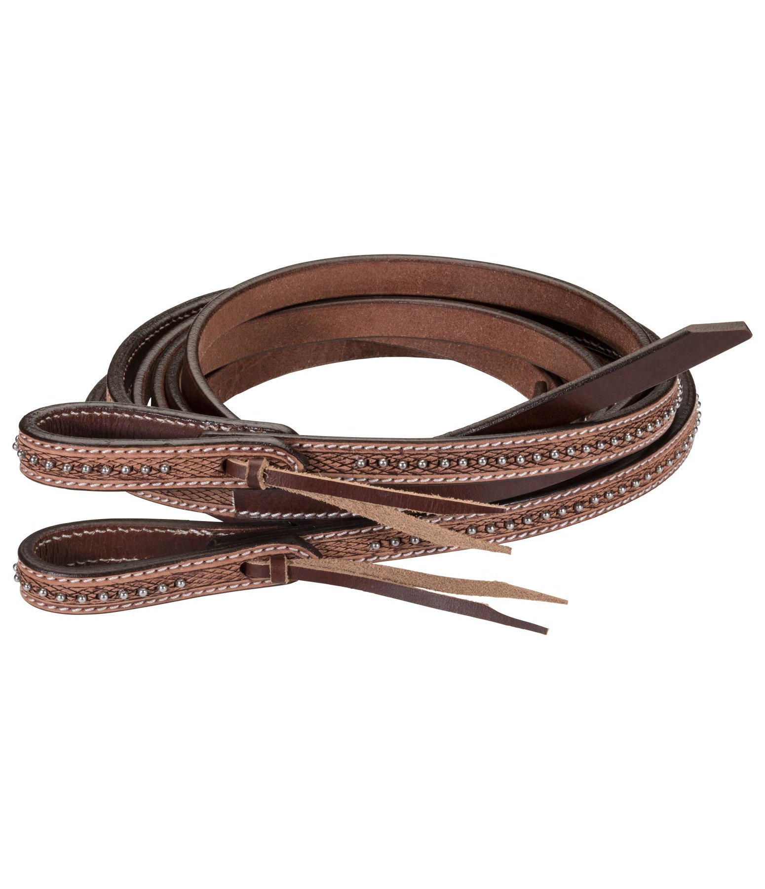 Western Reins Studded Western Riding Reins Kramer Equestrian