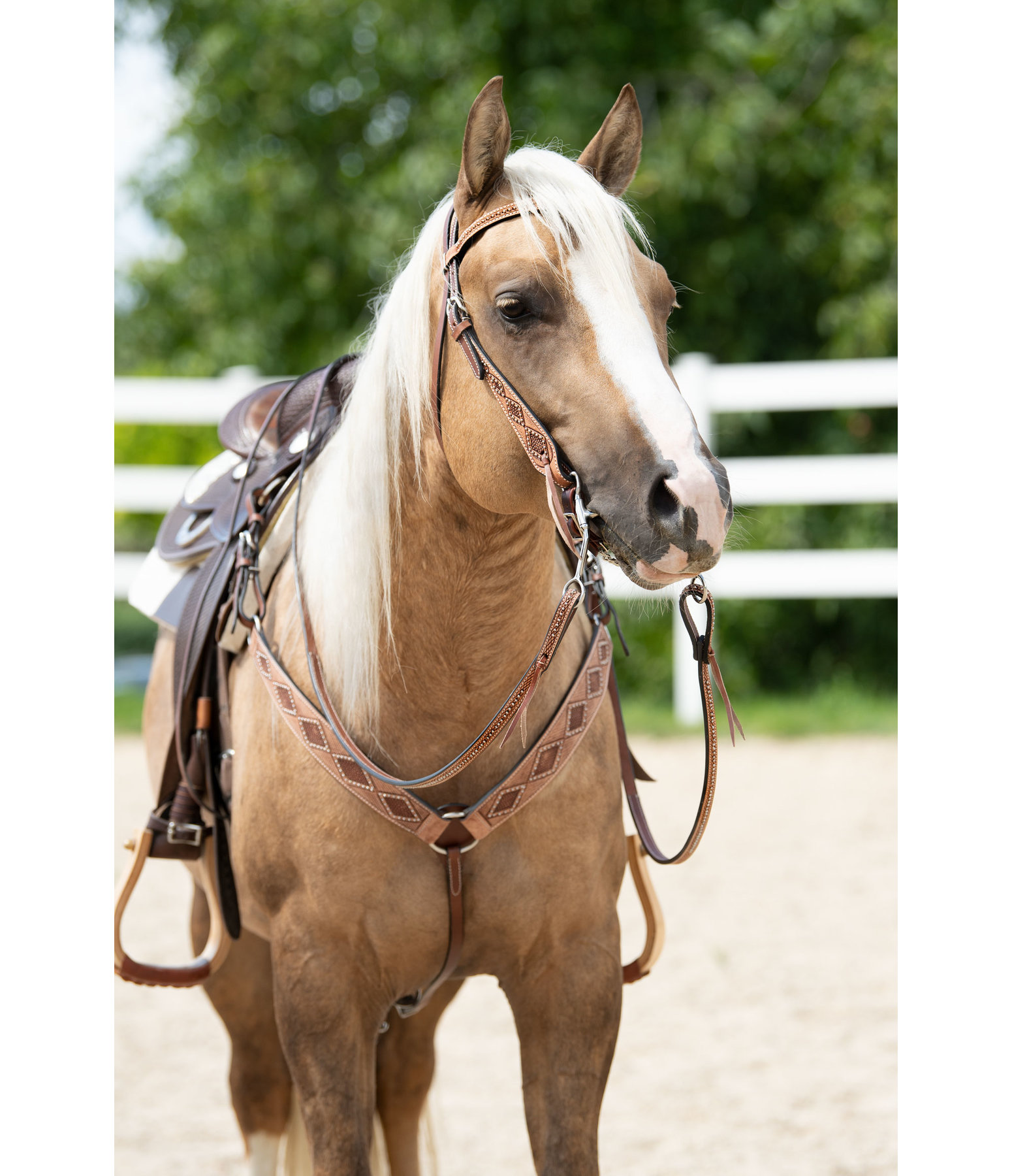 Western Reins Studded Western Riding Reins Kramer Equestrian