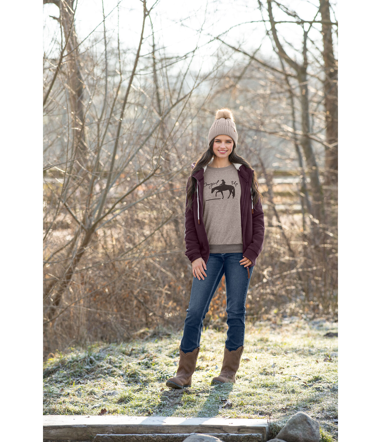 Ladies Sweatshirt Jacket Soyala