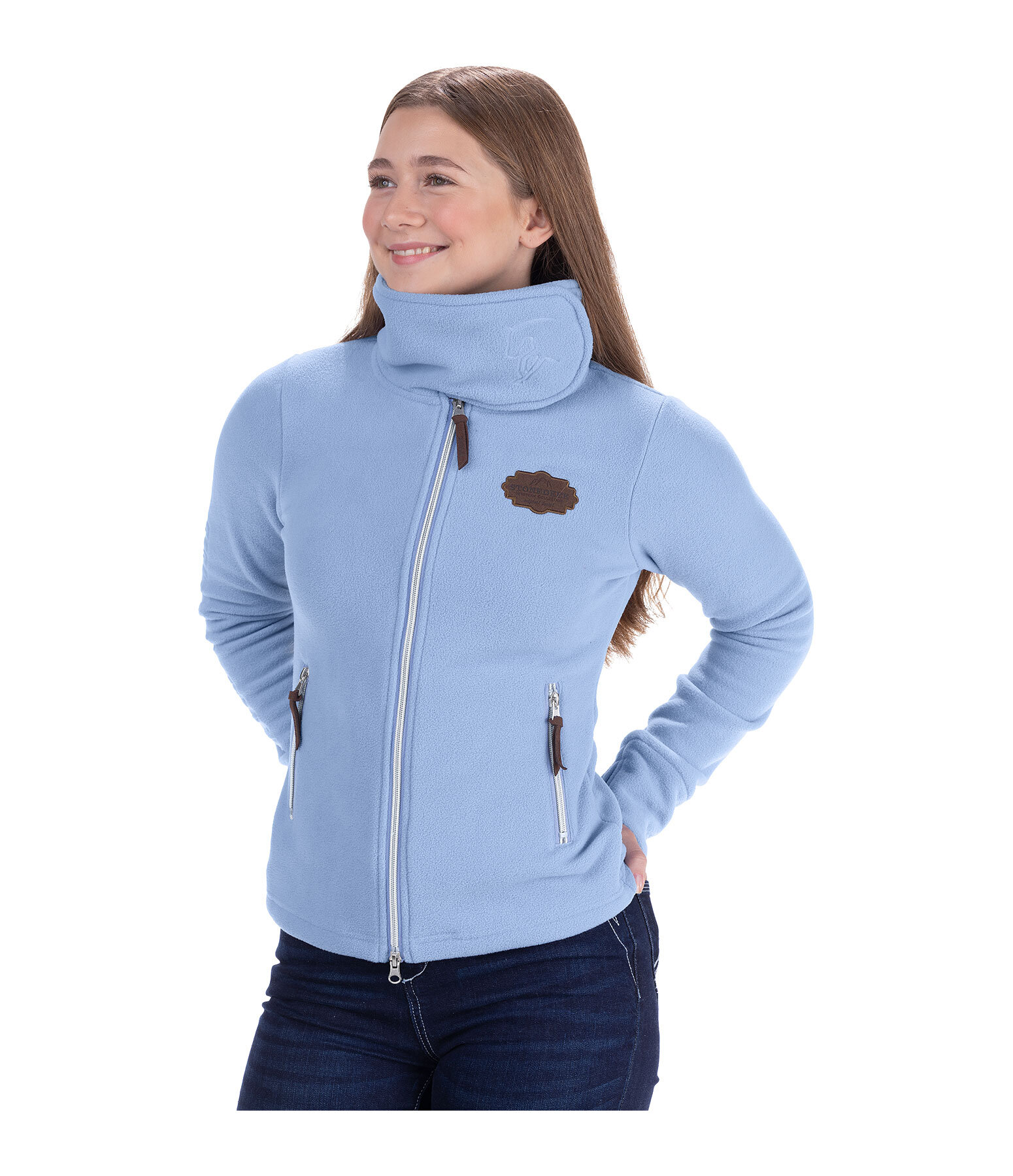 High neck fleece on sale
