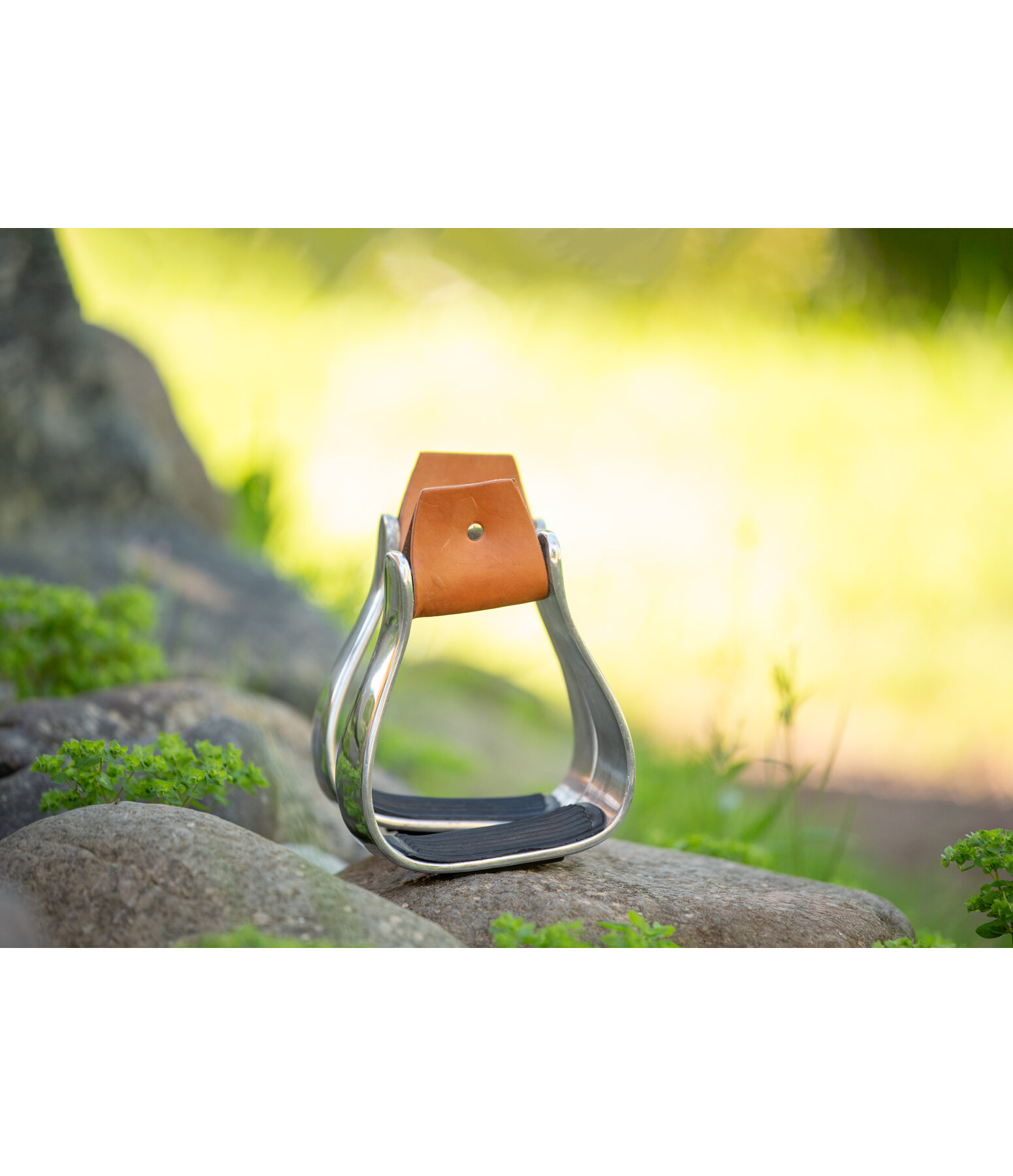 Aluminium Stirrups with Rubber Inlay