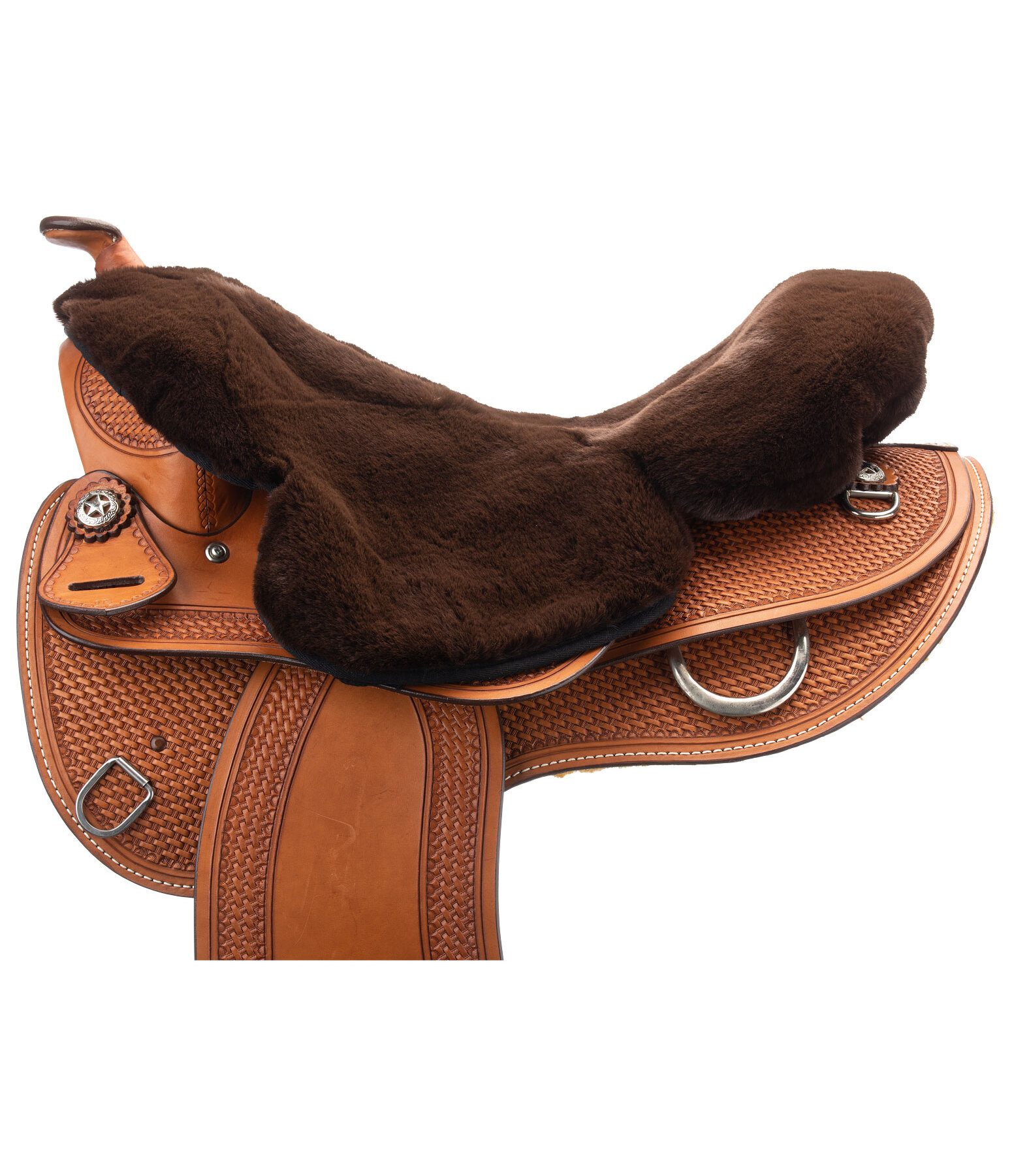 Western Seat Saver with Horn Cutout Save the Sheep