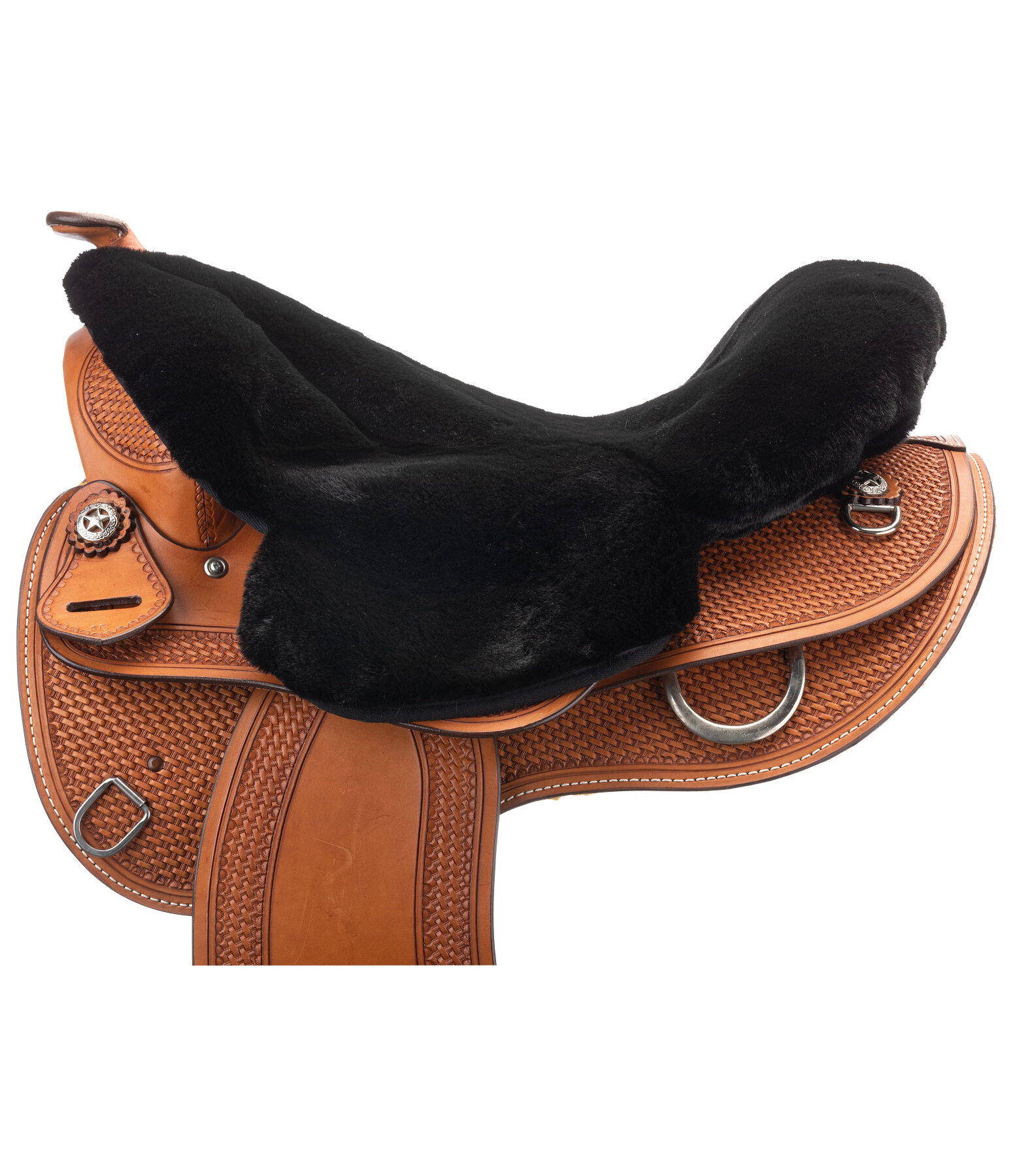 Western Seat Saver with Horn Cutout Save the Sheep