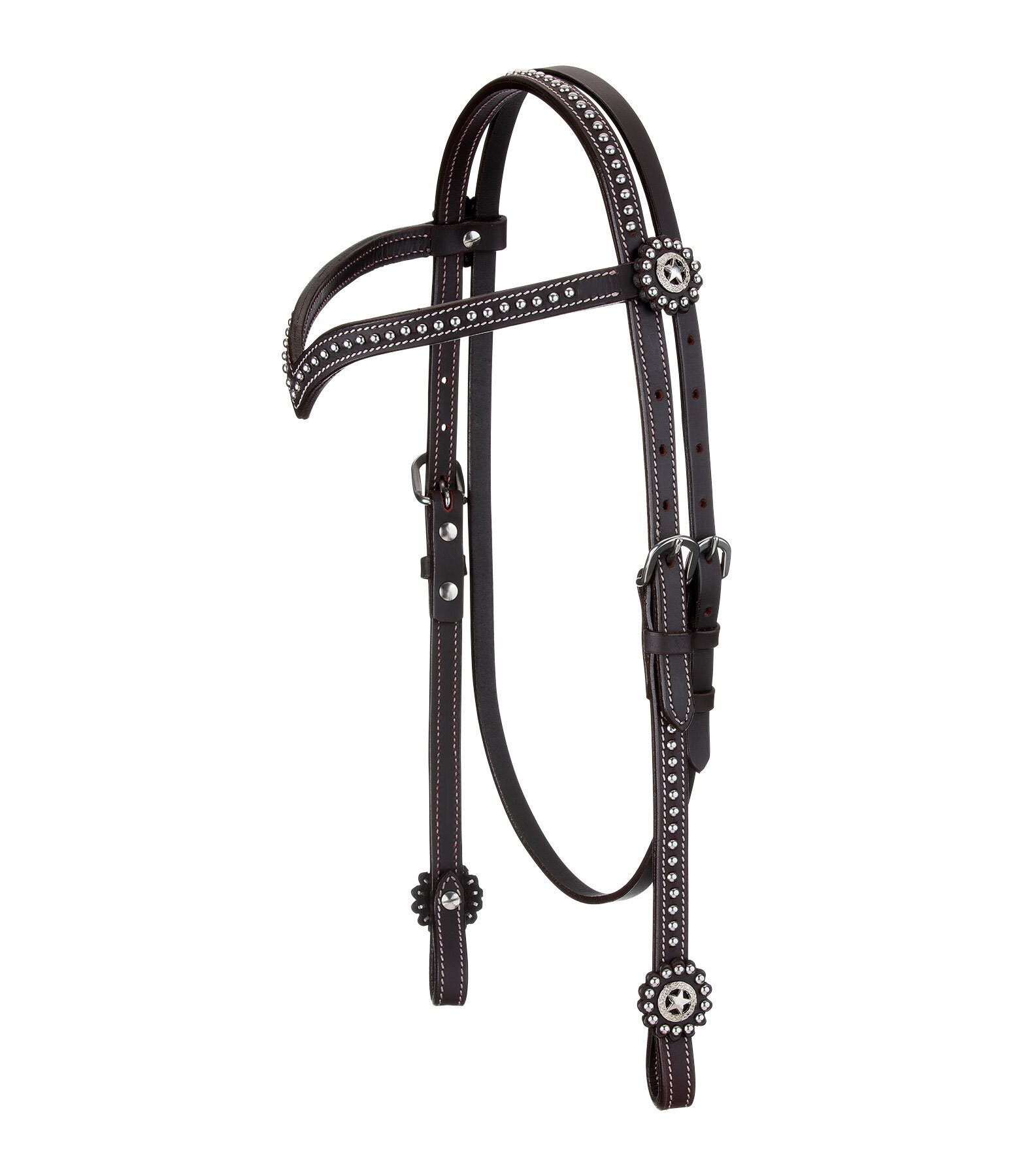 Western Headstall with Reins Stars