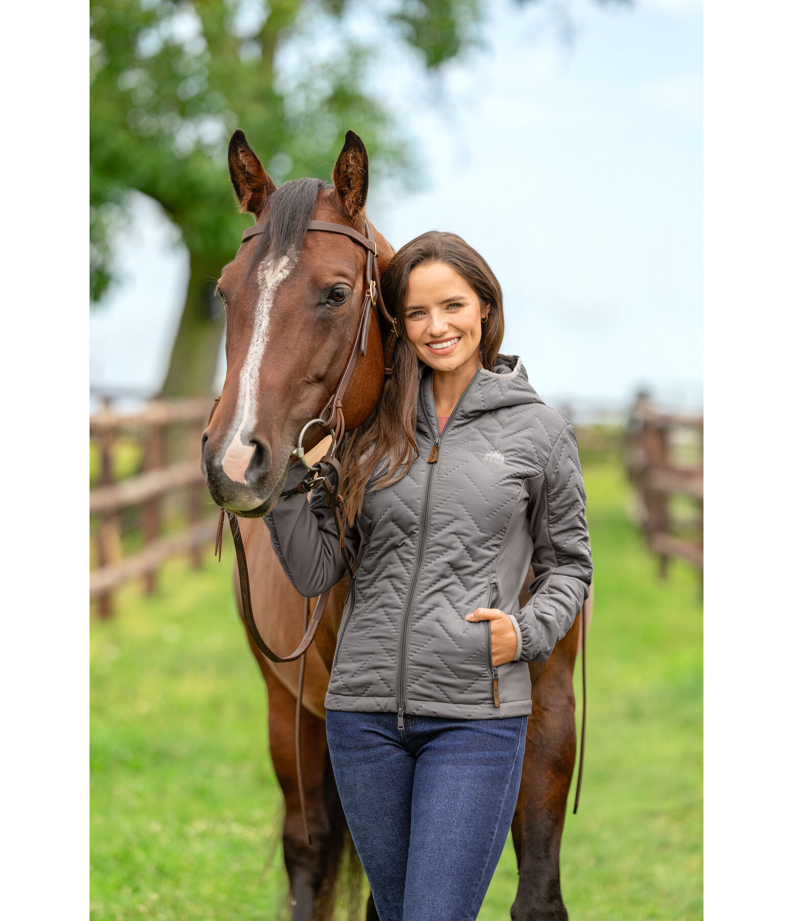 Quilted Combination Jacket Eve