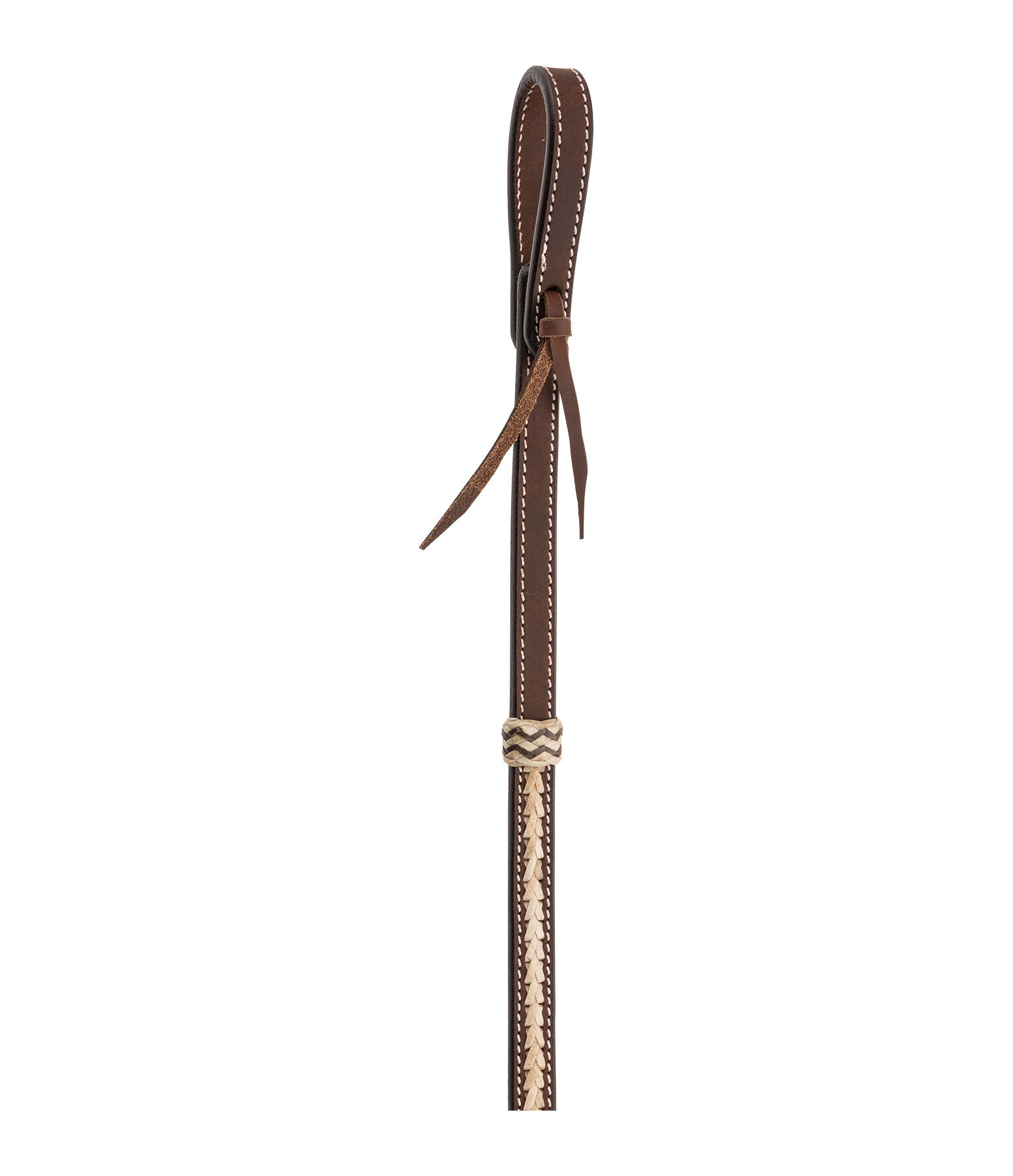Western Reins Braided Rawhide