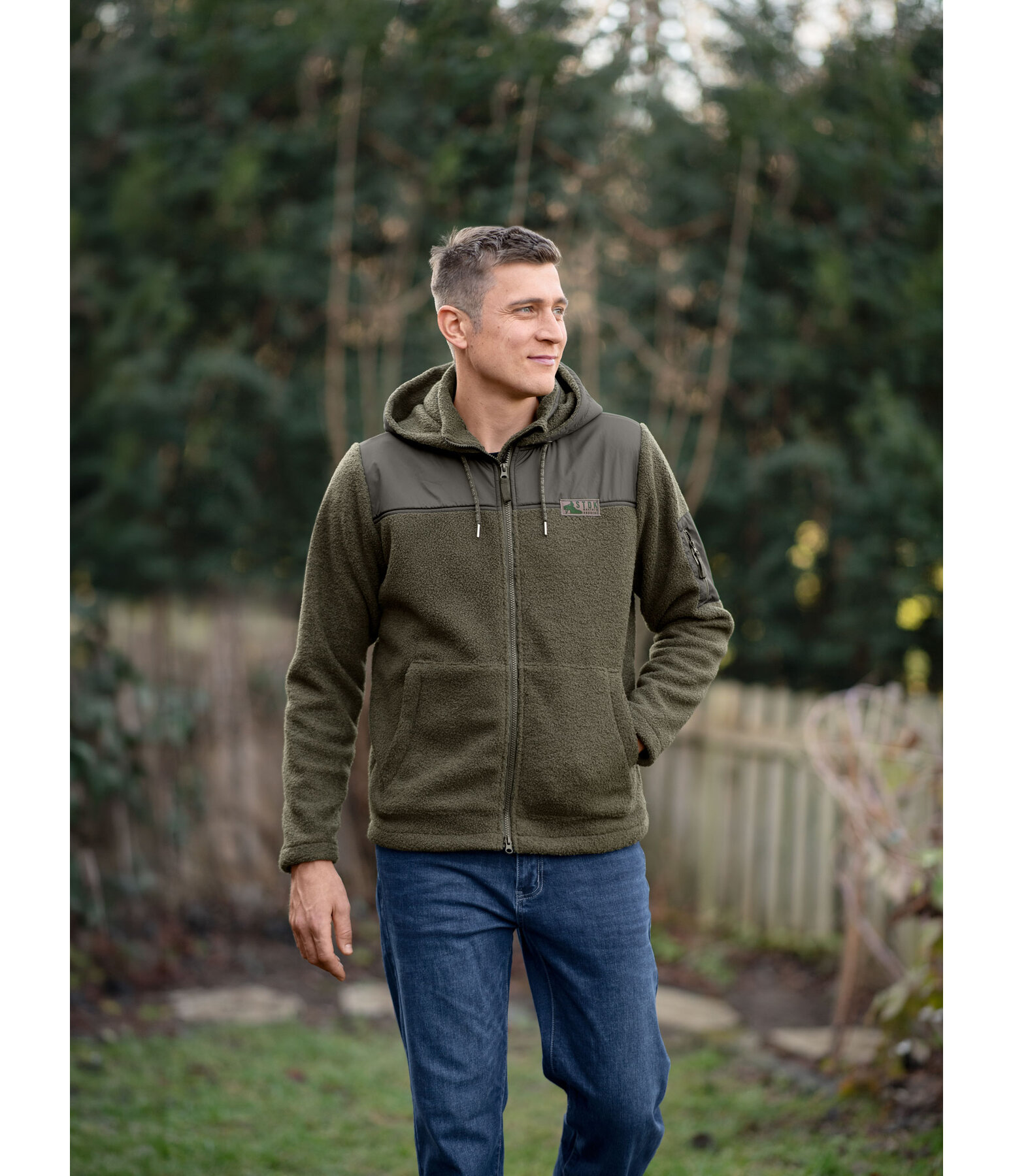 Men's Teddy Fleece Combination Jacket Chayton