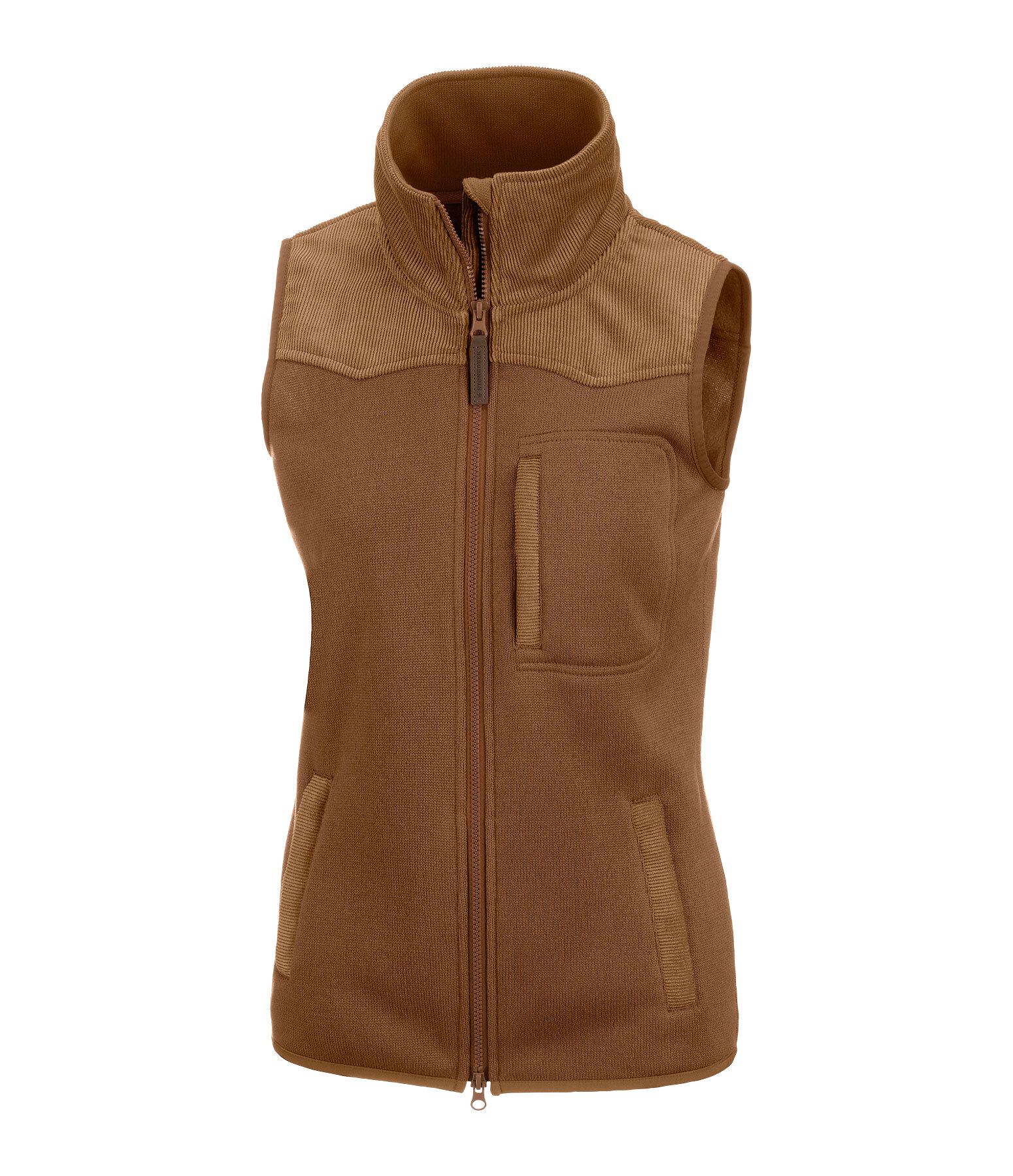 Knitted Fleece Gilet Siyana