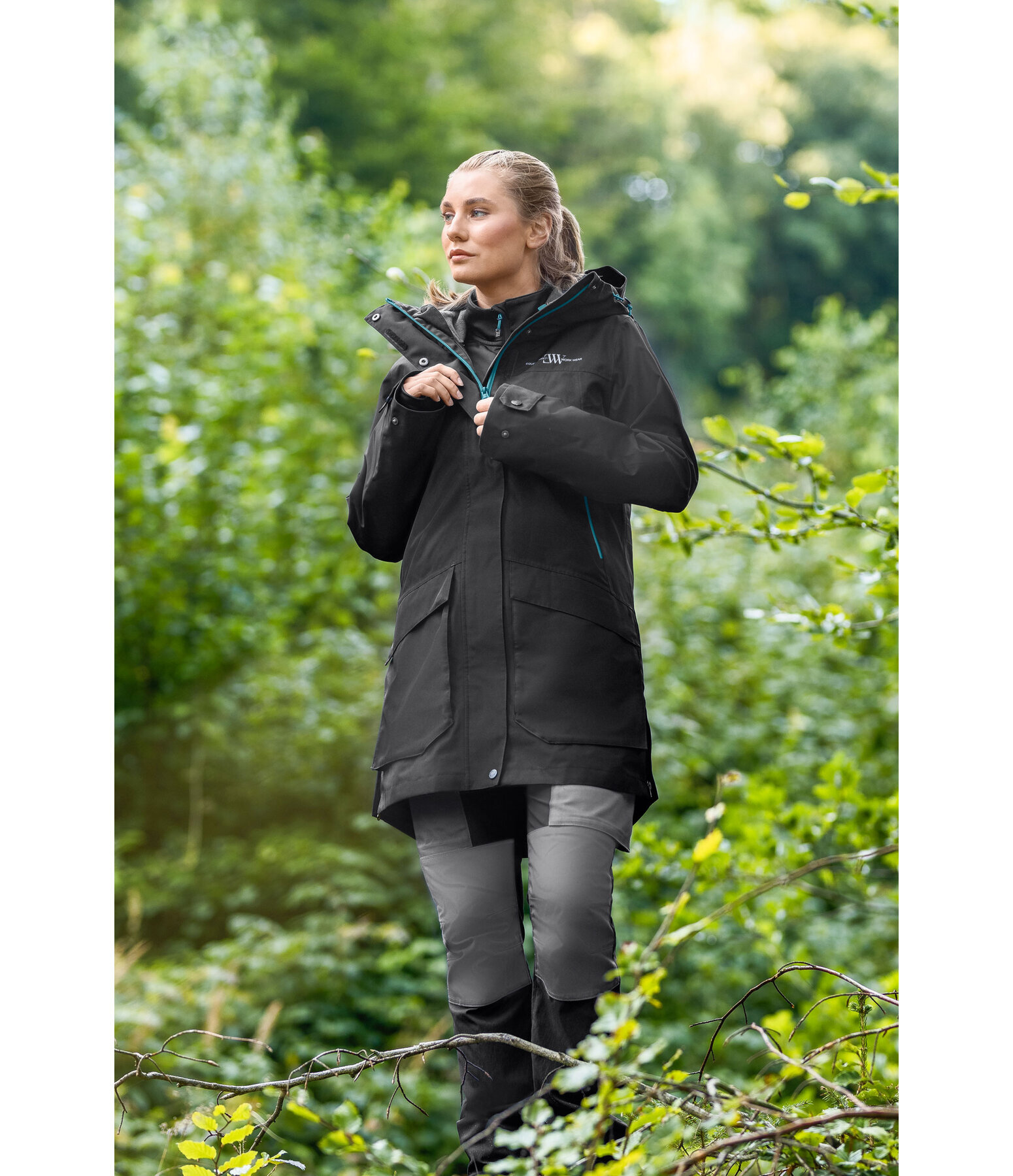 3-in-1 Functional Outdoor Rain Parka with Detachable Gilet