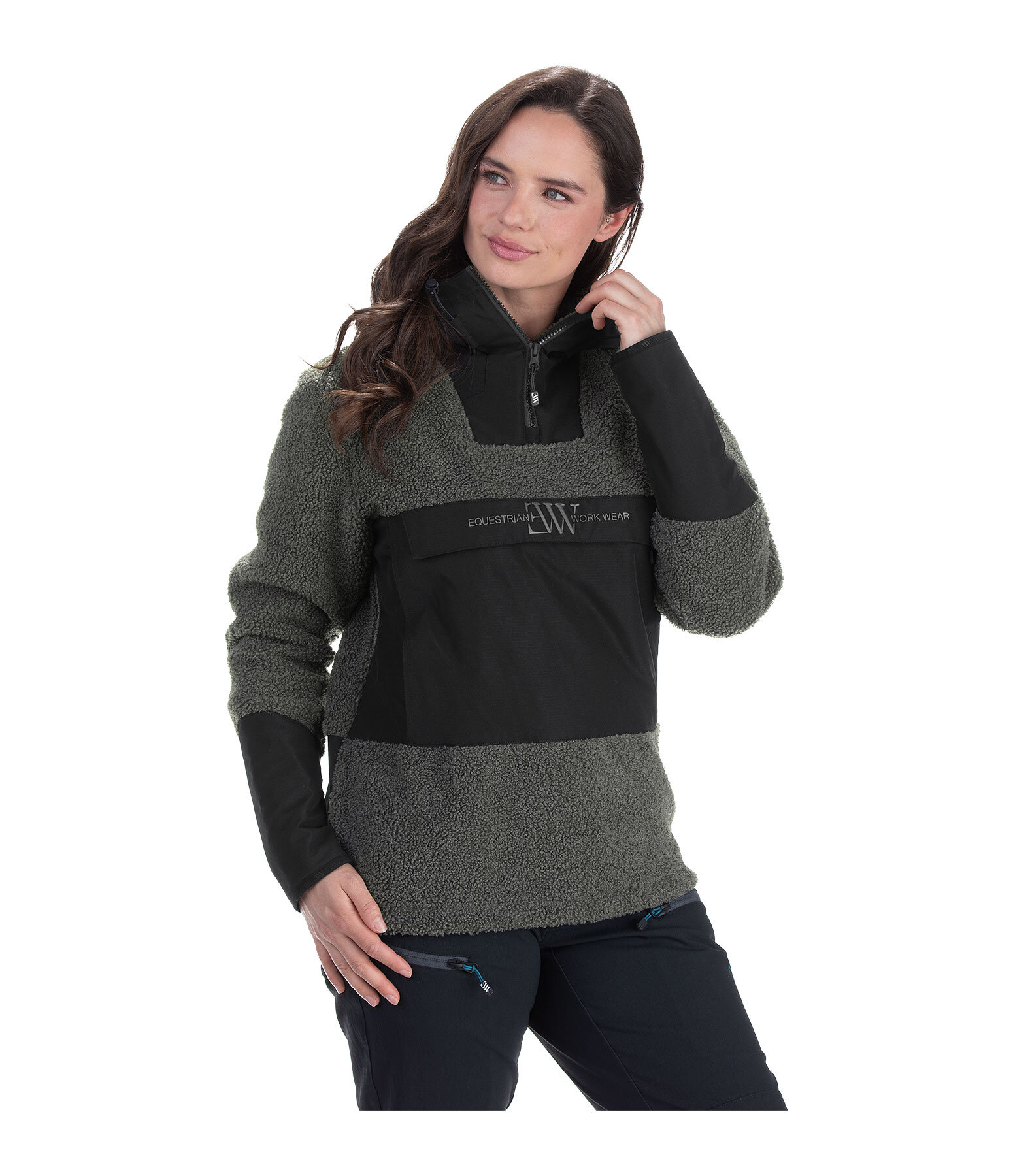 Sherpa Fleece Hoodie