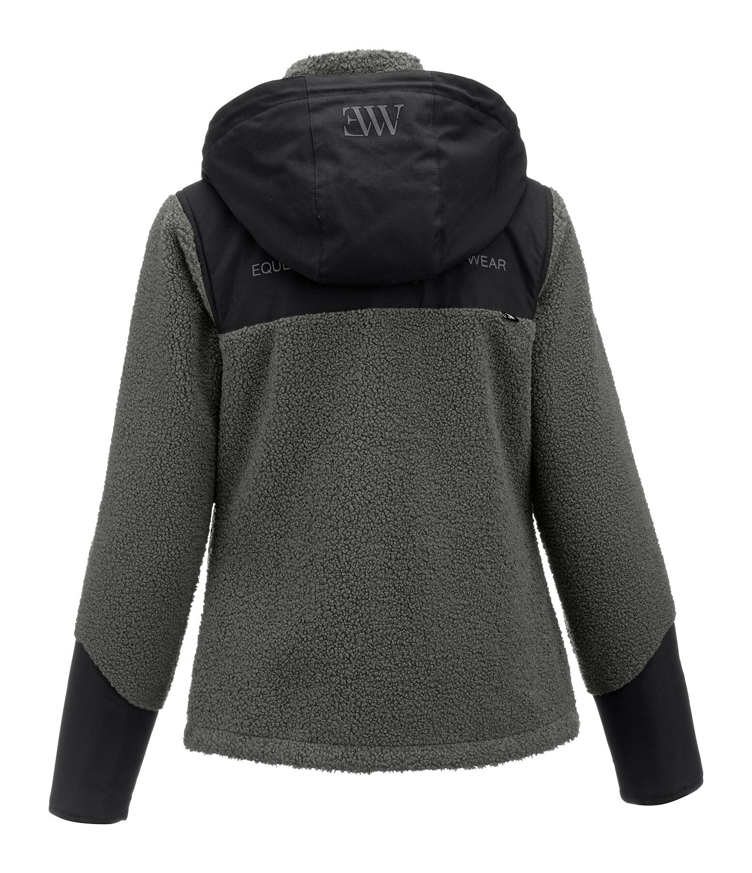 Sherpa Jacket with Detachable Hood