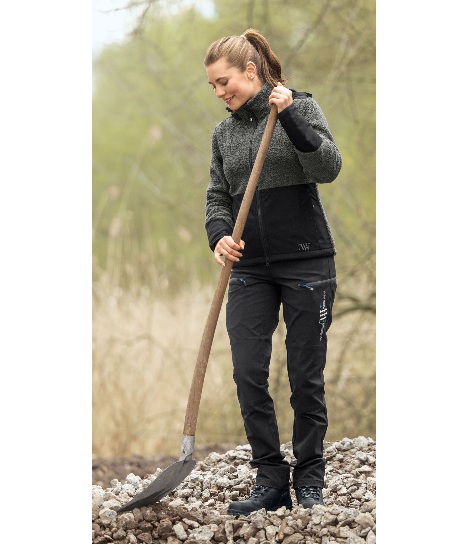 Sherpa Jacket with Detachable Hood