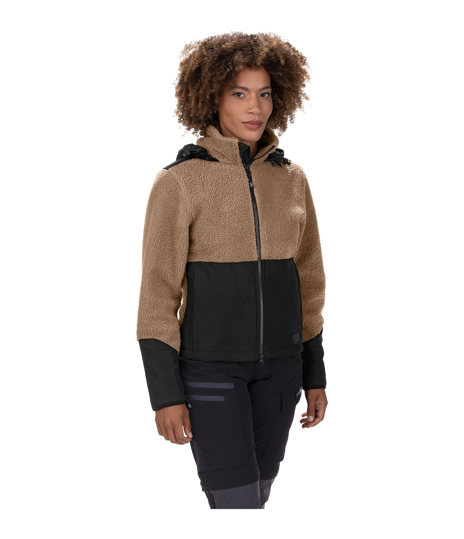 Sherpa Hoodie with Detachable Hood