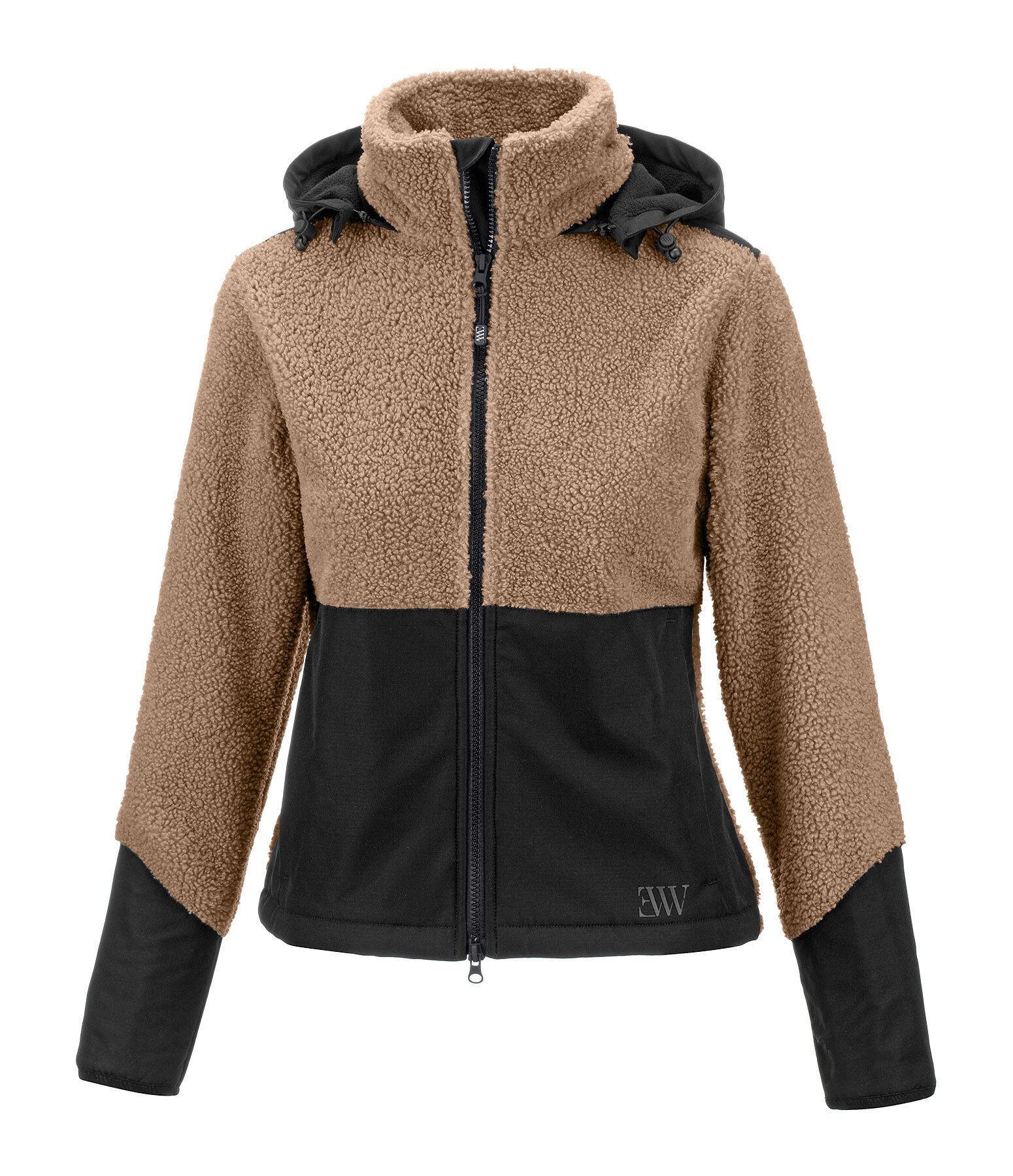 Sherpa Hoodie with Detachable Hood