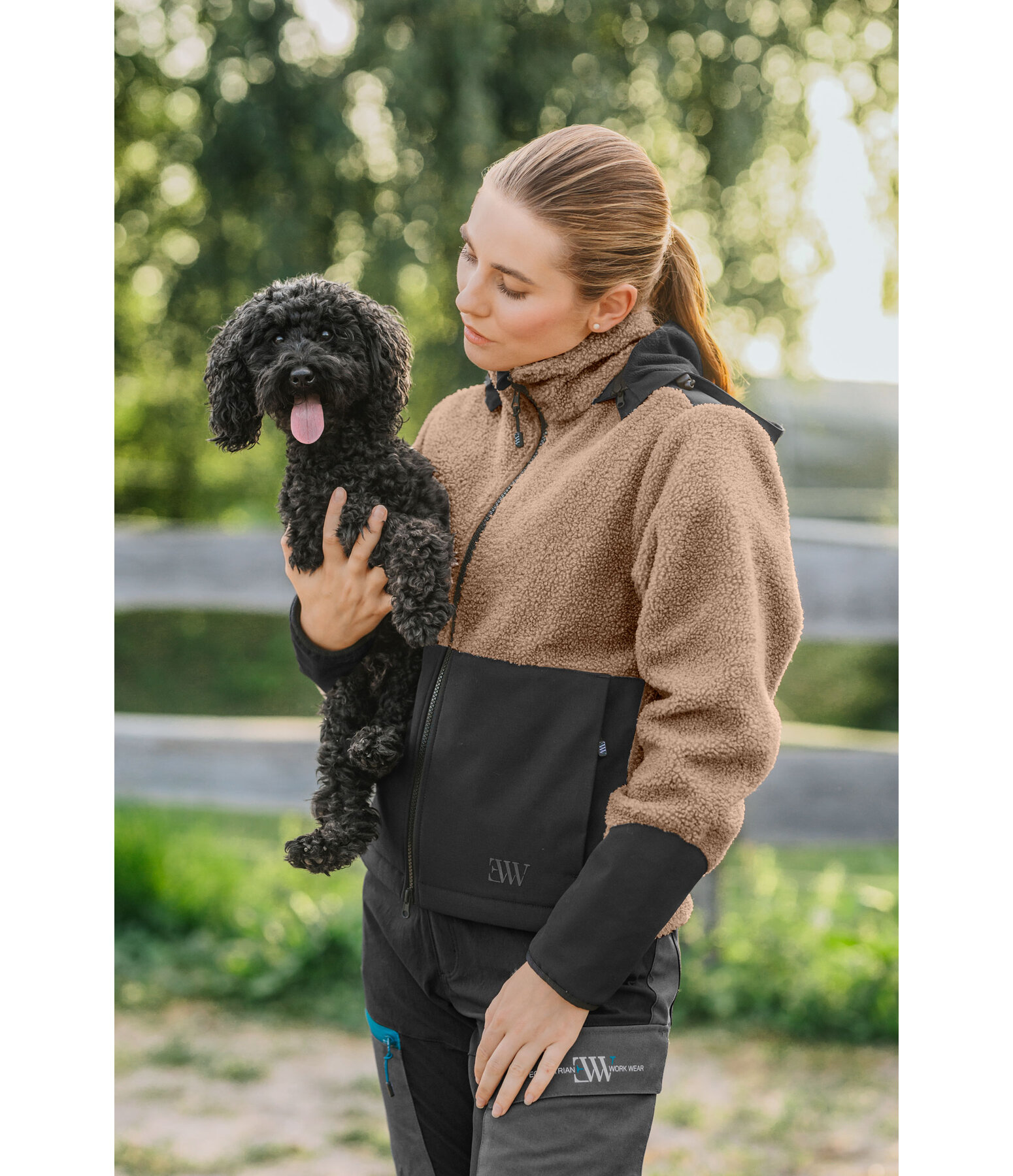 Sherpa Hoodie with Detachable Hood