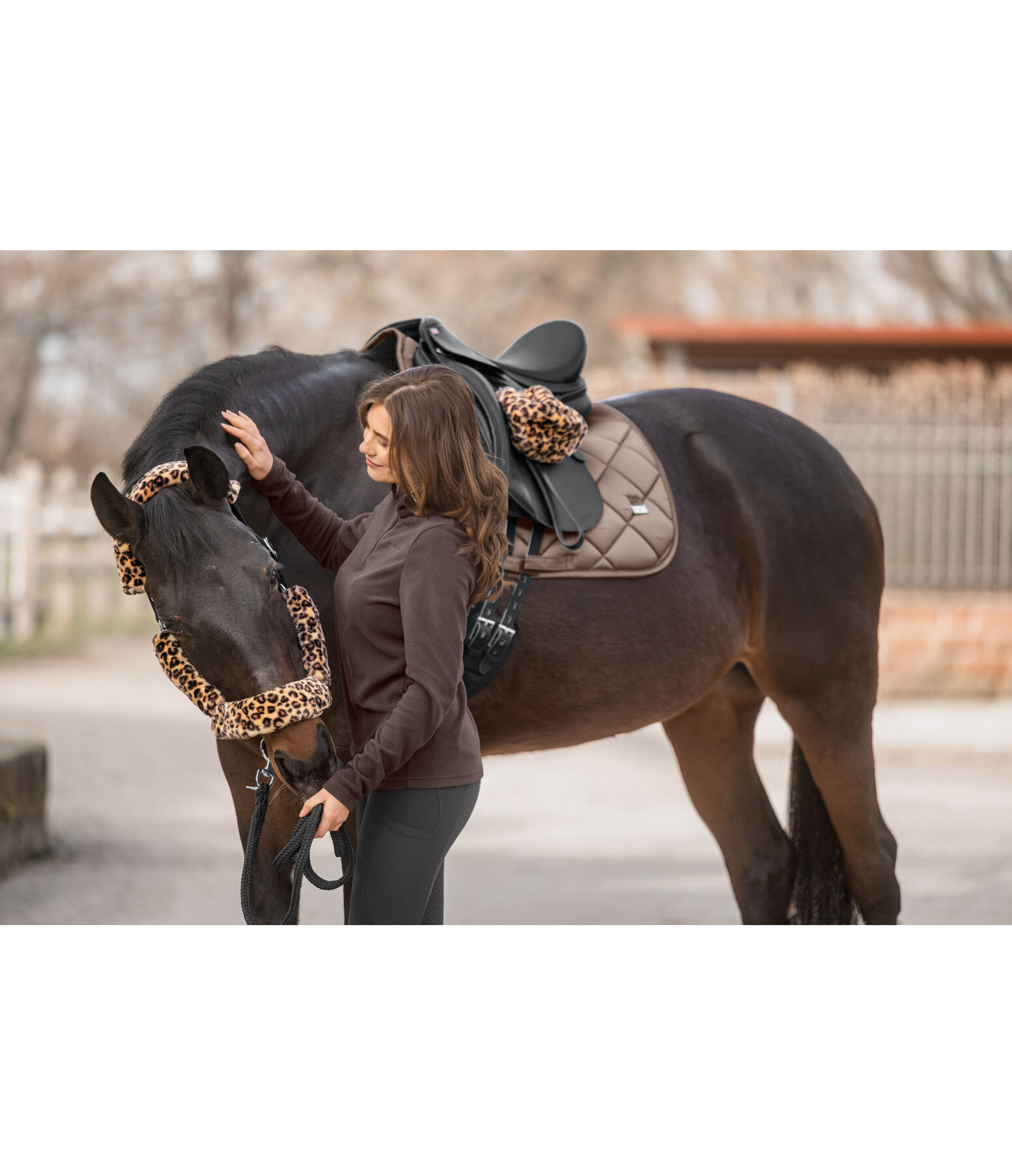 Teddy Fleece Headcollar Set