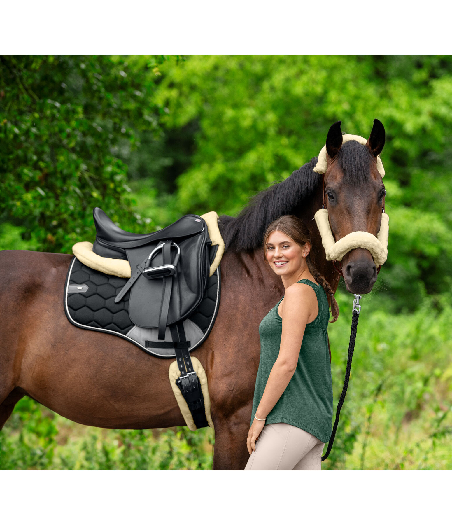 Teddy Fleece Headcollar Set