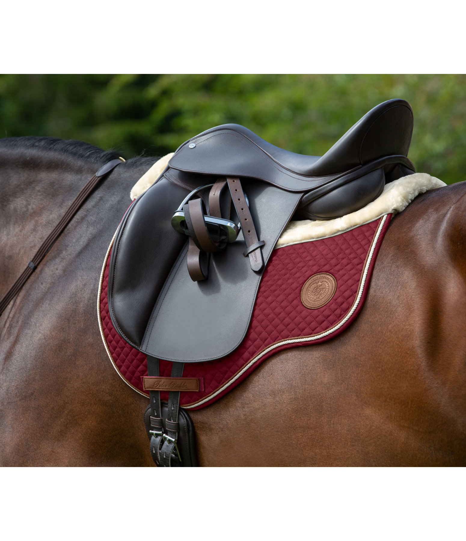 Teddy Fleece Saddle Pad Timeless Elegance Kramer Equestrian