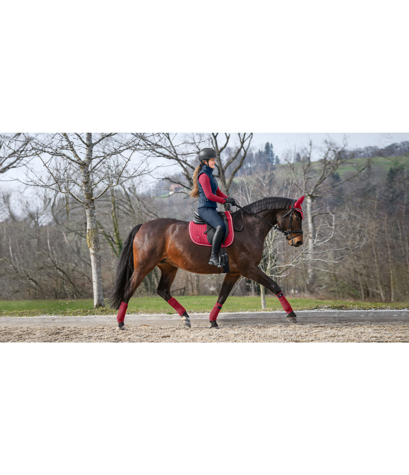 Cotton Saddle Pad Basic Deluxe