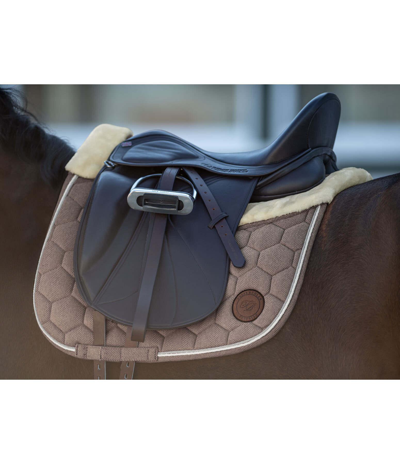 Teddy Fleece Saddle Pad Knitted Collection