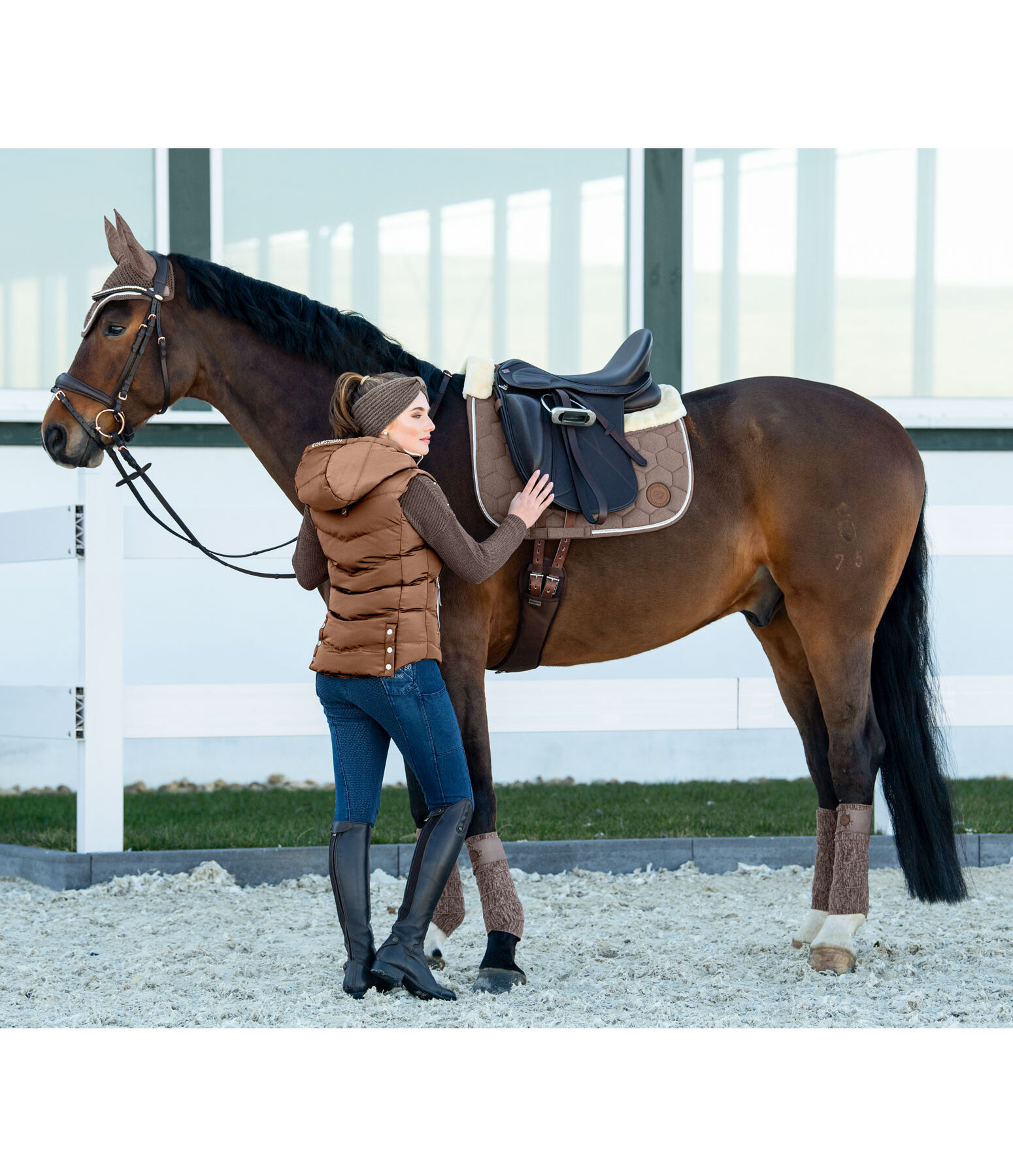 Teddy Fleece Saddle Pad Knitted Collection