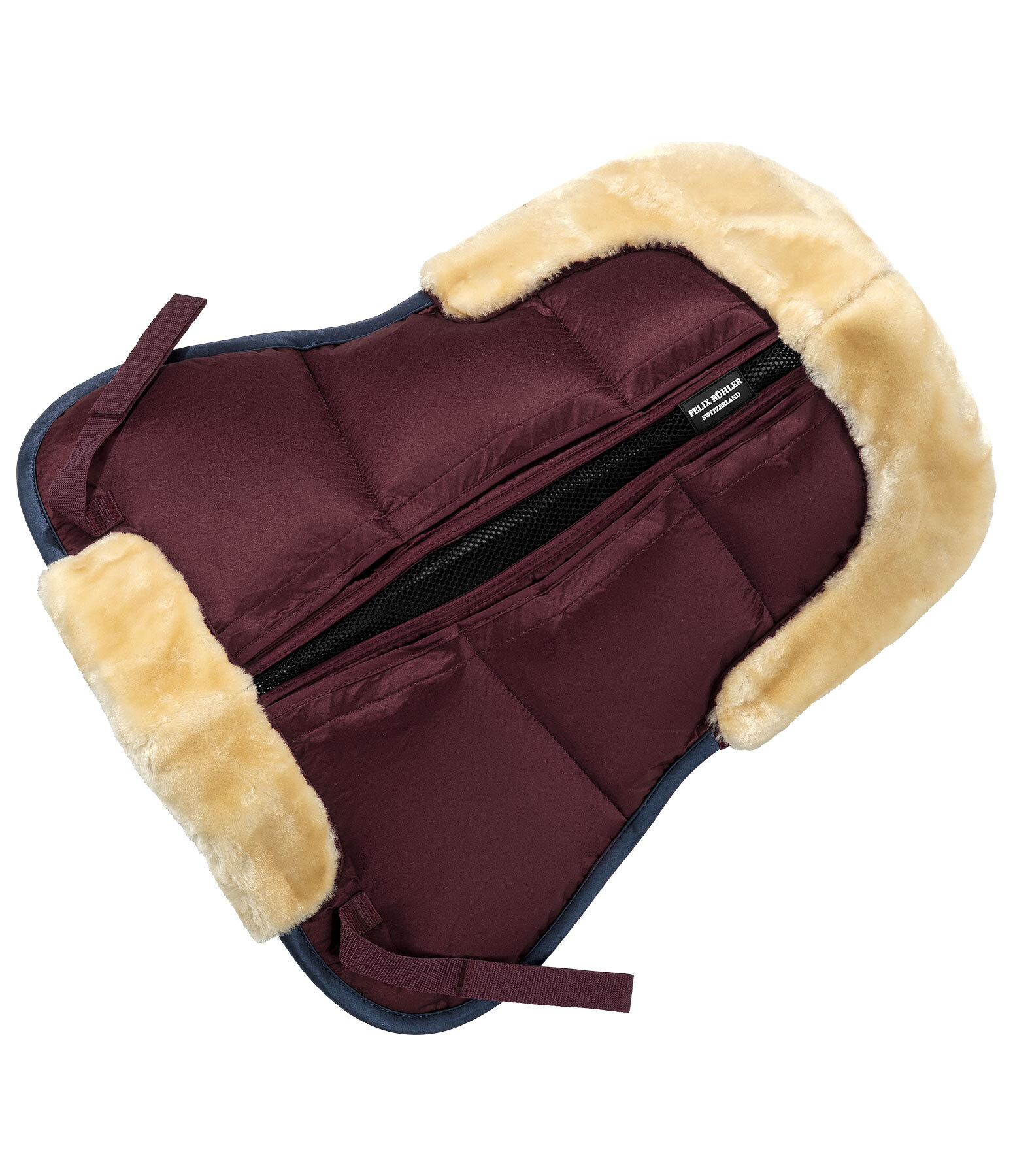 Saddle Pad Swiss Design with insert pockets for correction pads