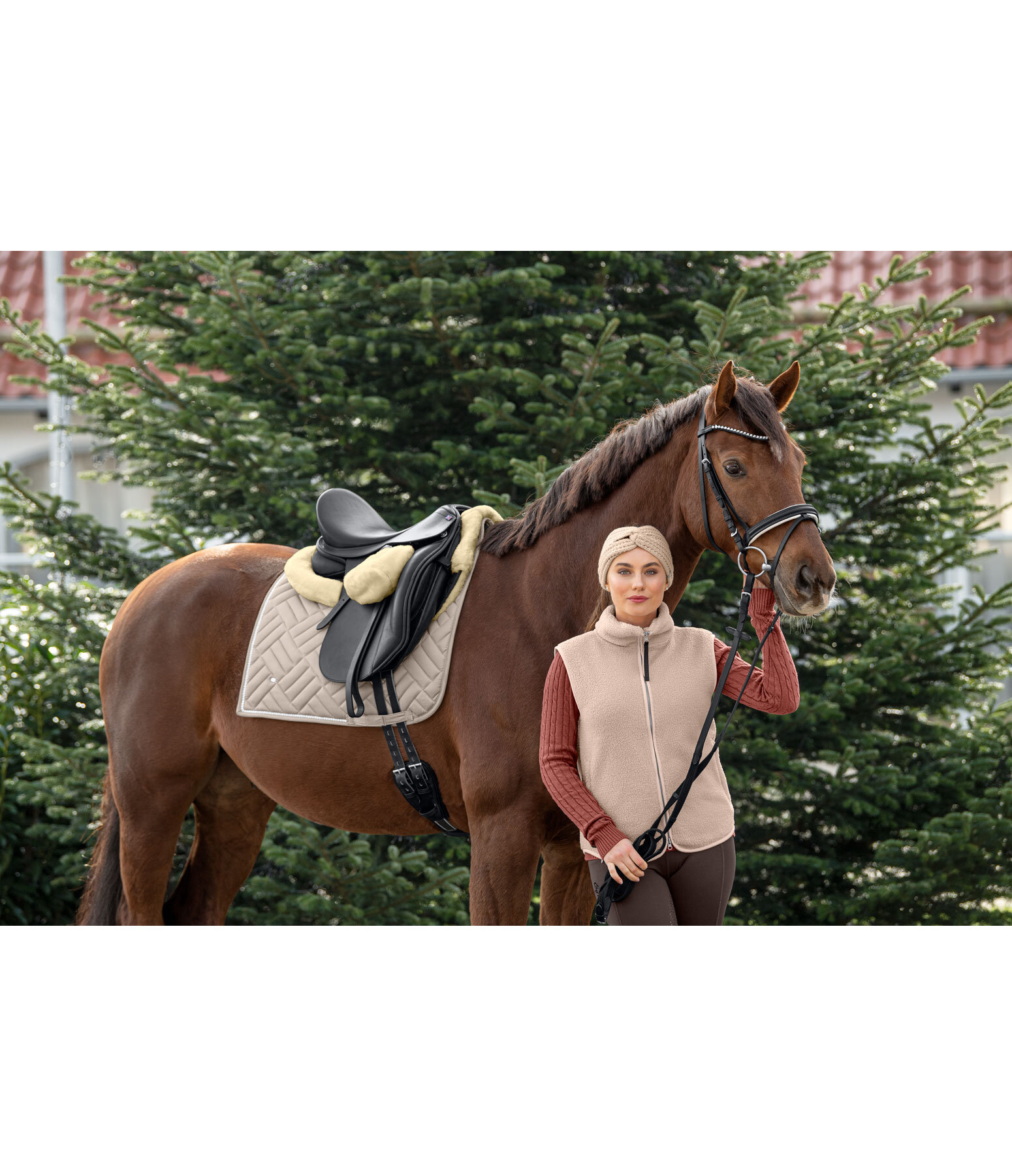 Teddy Fleece Saddle Pad Breathable