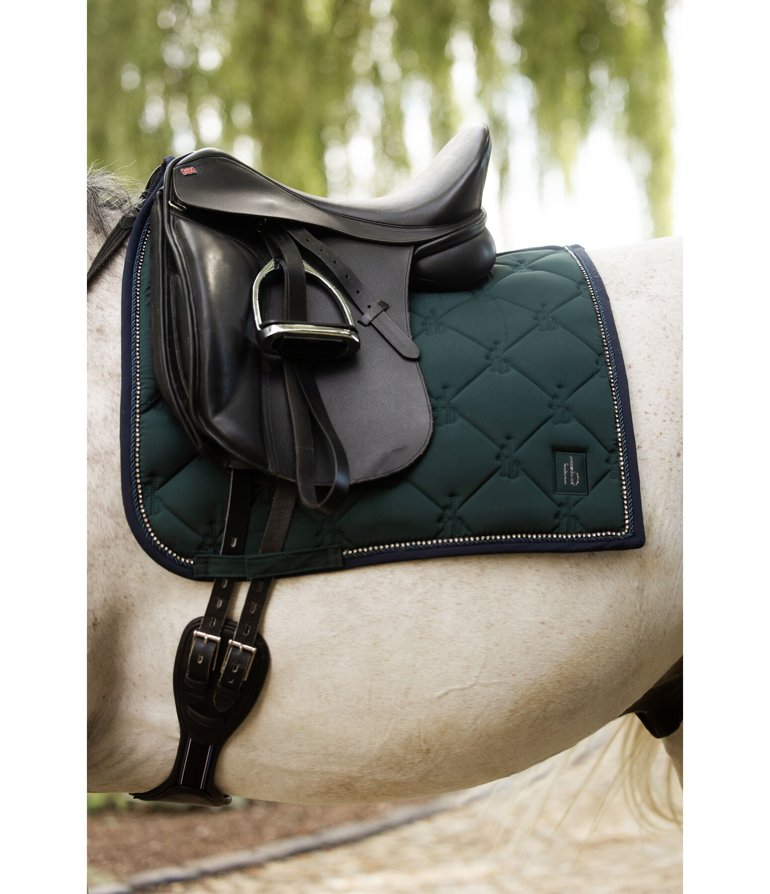 Saddle Pad Twotone & Crystal