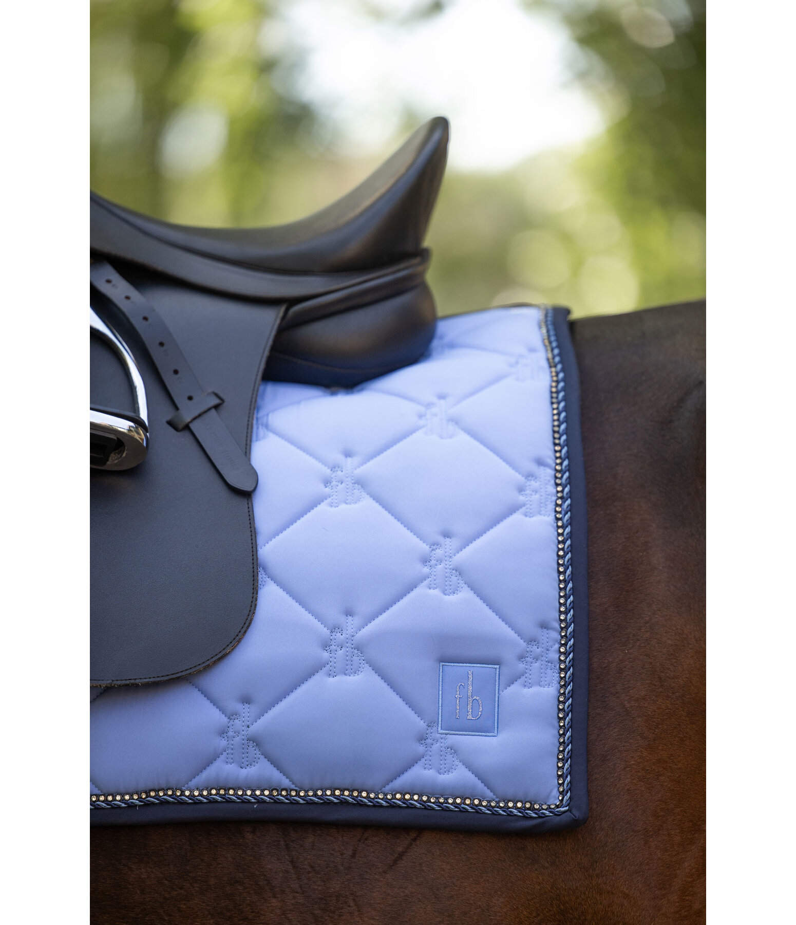 Saddle Pad Twotone & Crystal