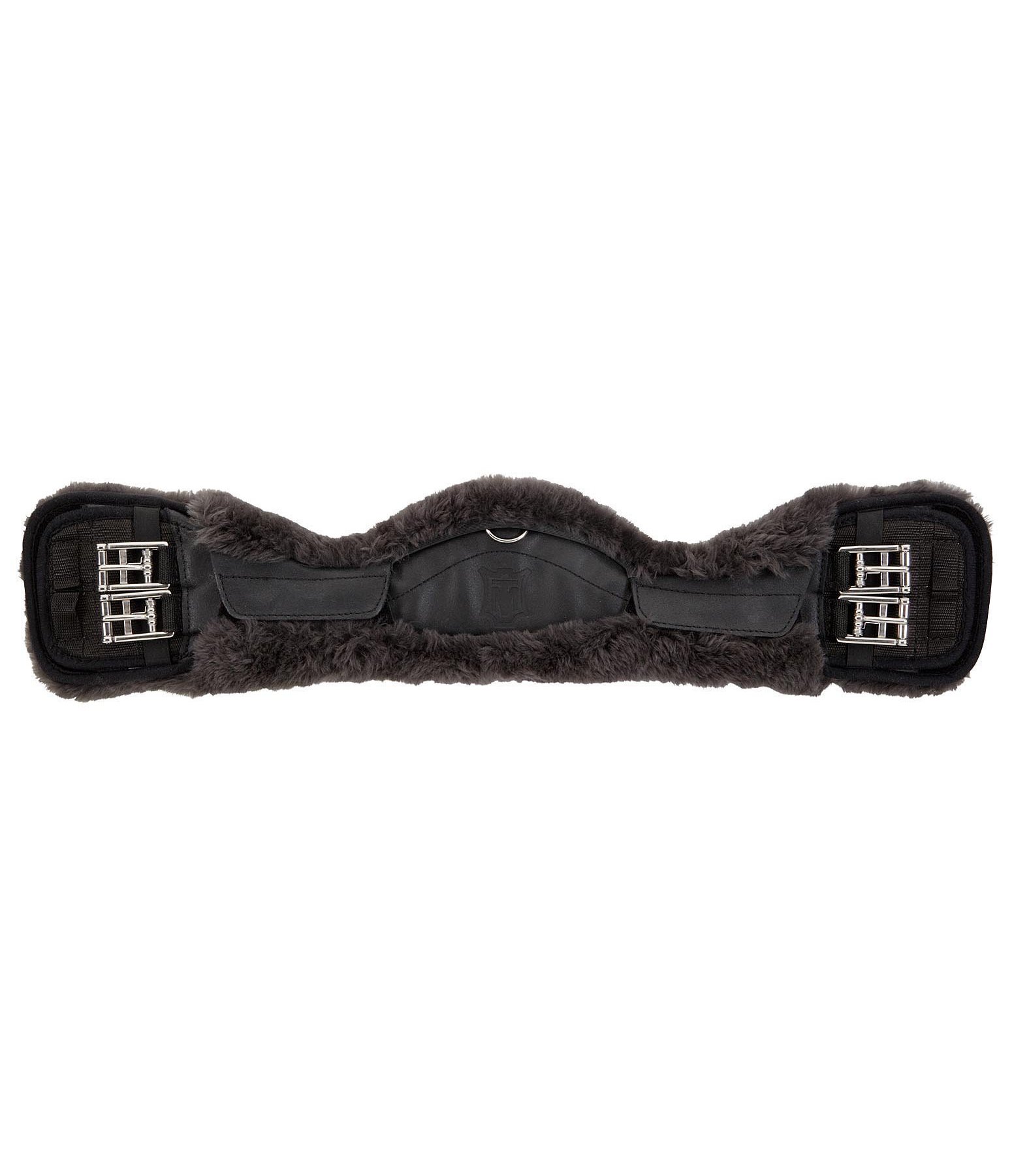 SLIMLINE Dressage Girth Asymmetric with Detachable Sheepskin Cover