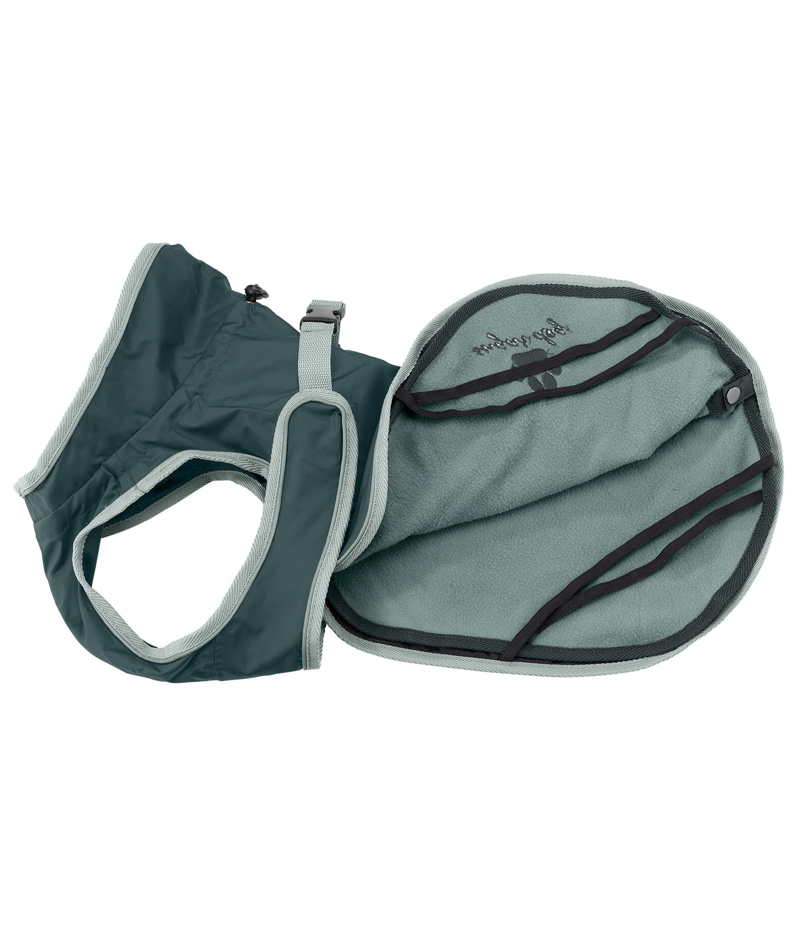 Dog Raincoat Eldoro II with Fleece Undercoat