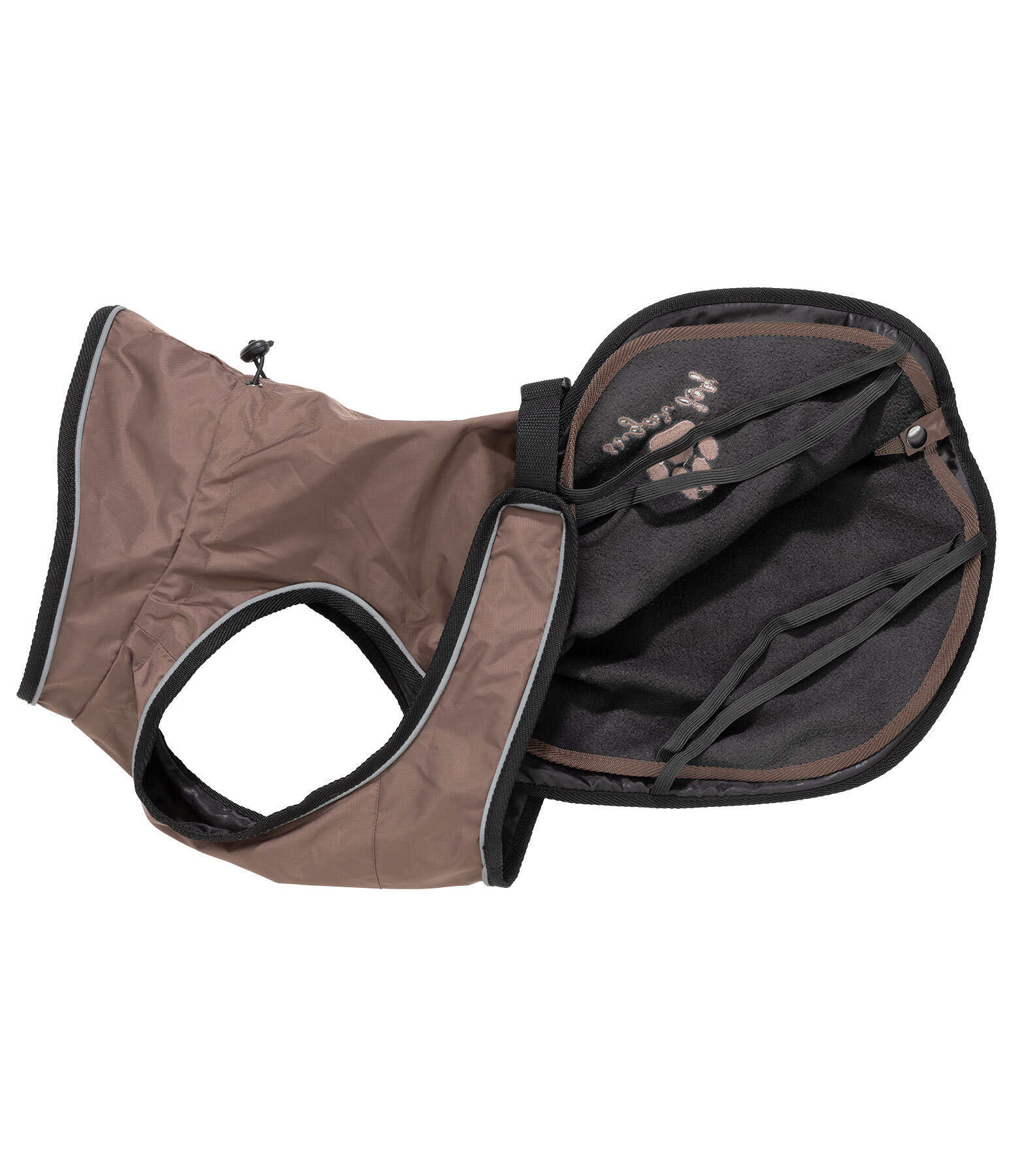 Dog Raincoat Eldoro II with Fleece Undercoat