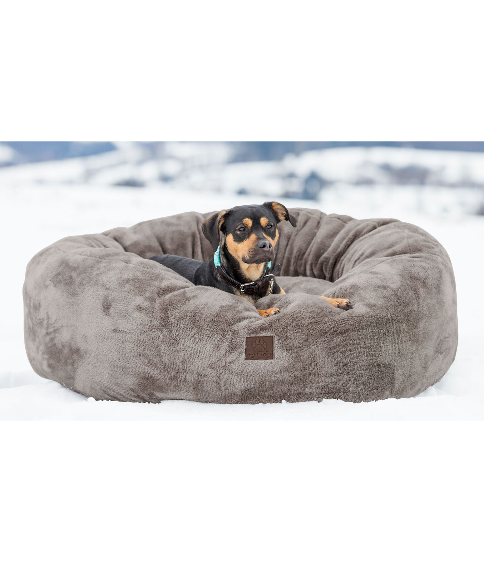 Teddy Fleece Dog Bed Quimba