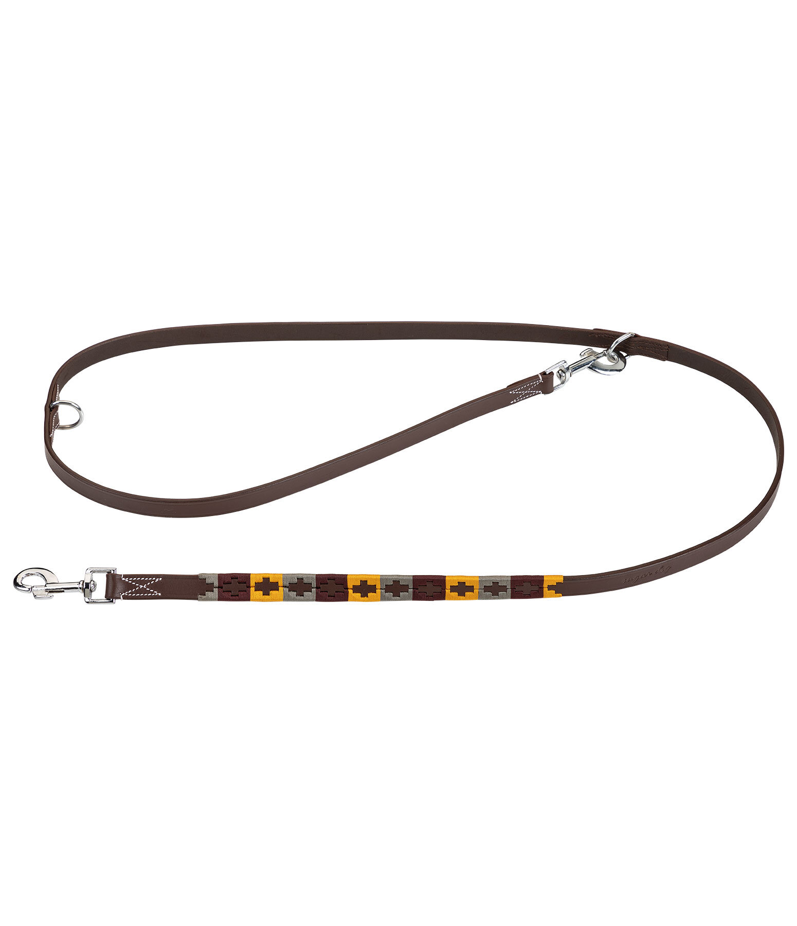 Leather Dog Collar and Lead Polo Sports