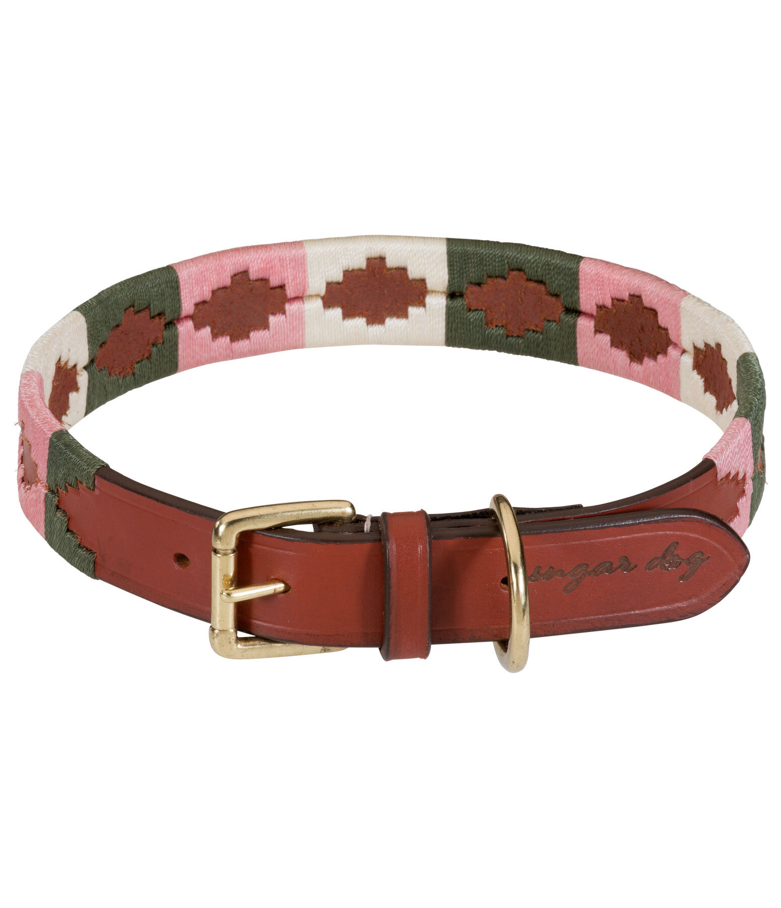 leather collar and lead