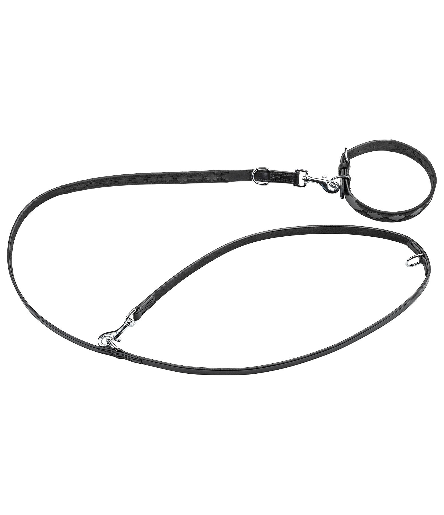 Leather Dog Collar and Lead Polo Sports