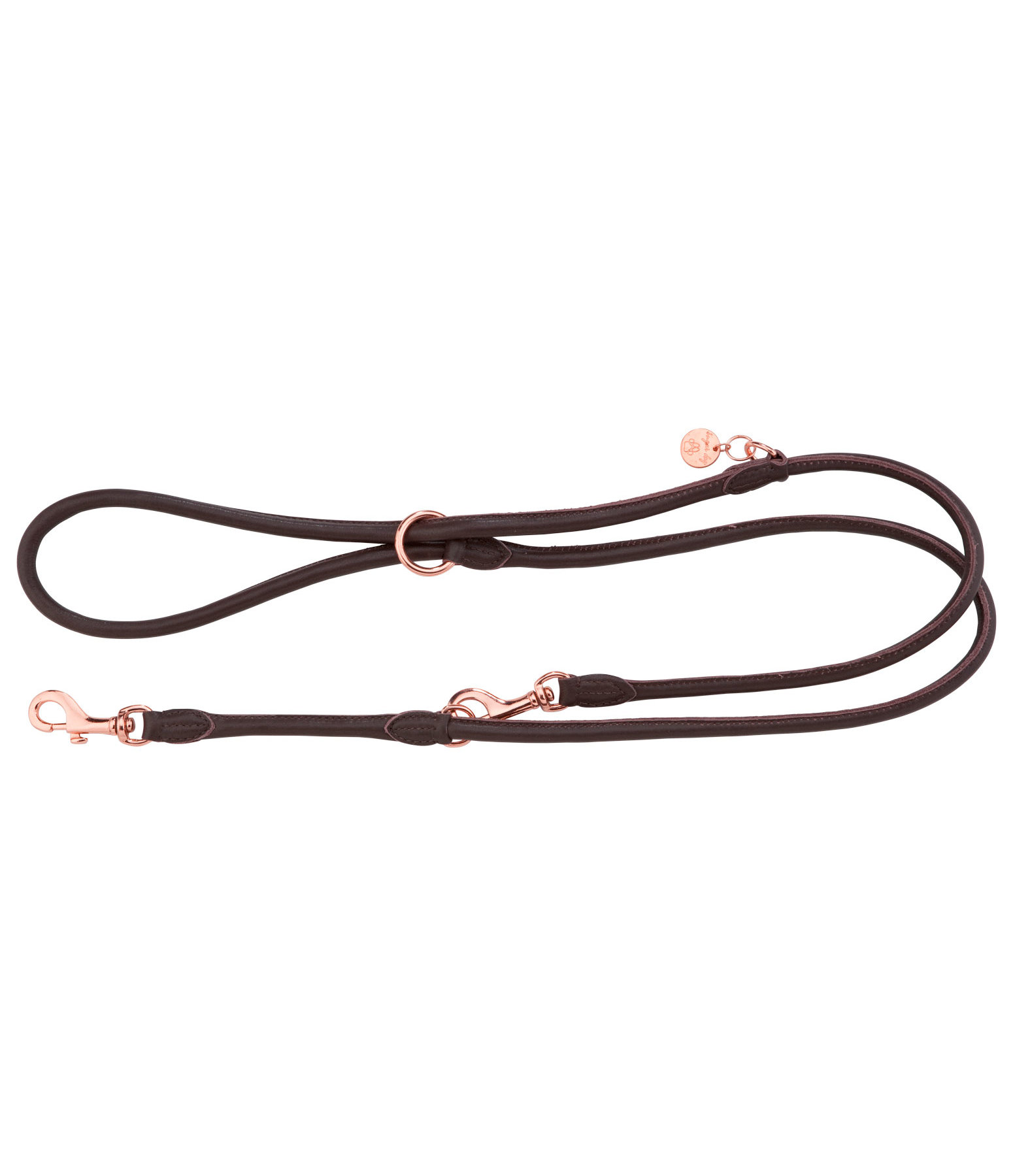 Round Leather Dog Lead Certaldo