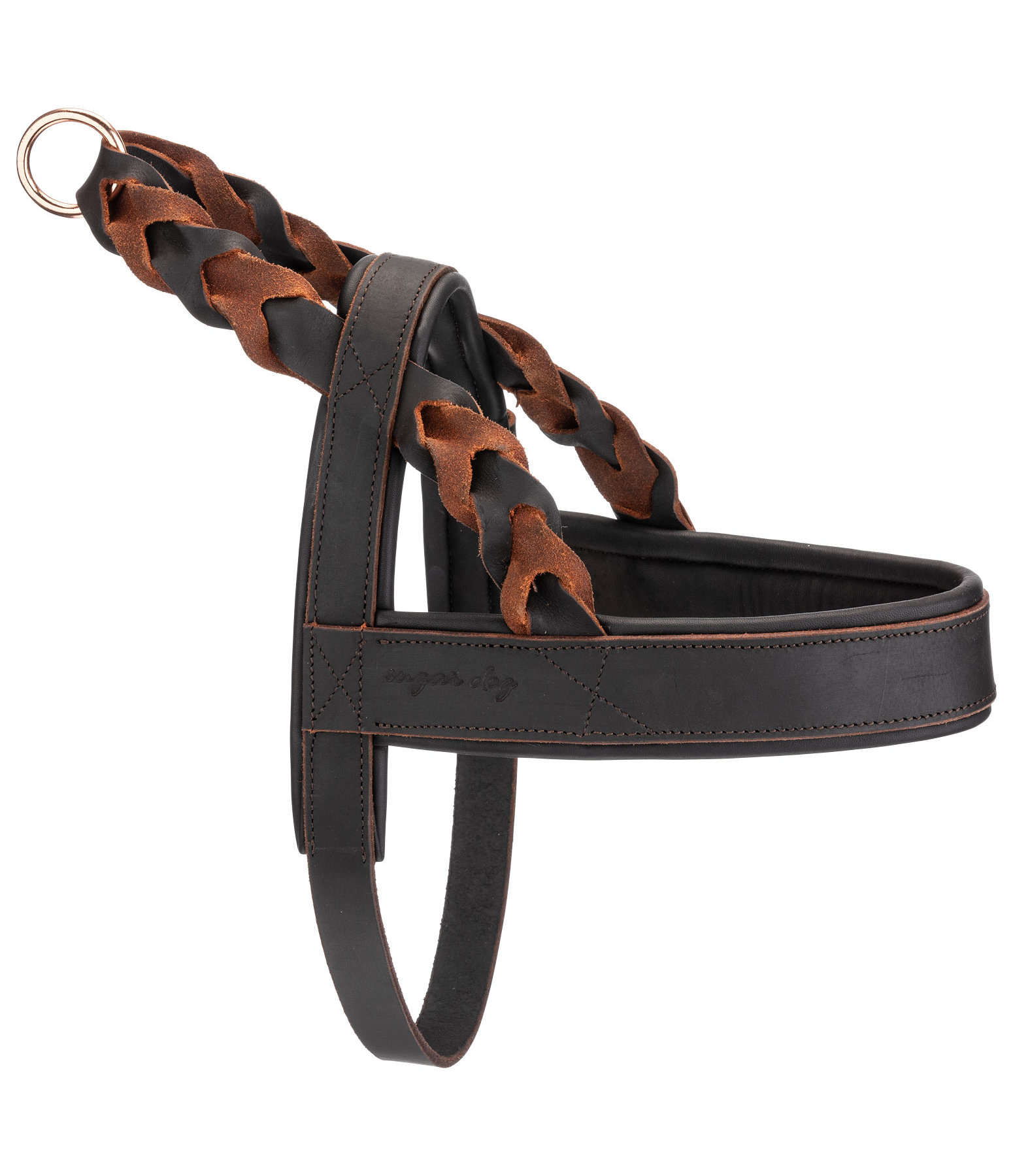 Woven Leather Dog Harness Vincenzo